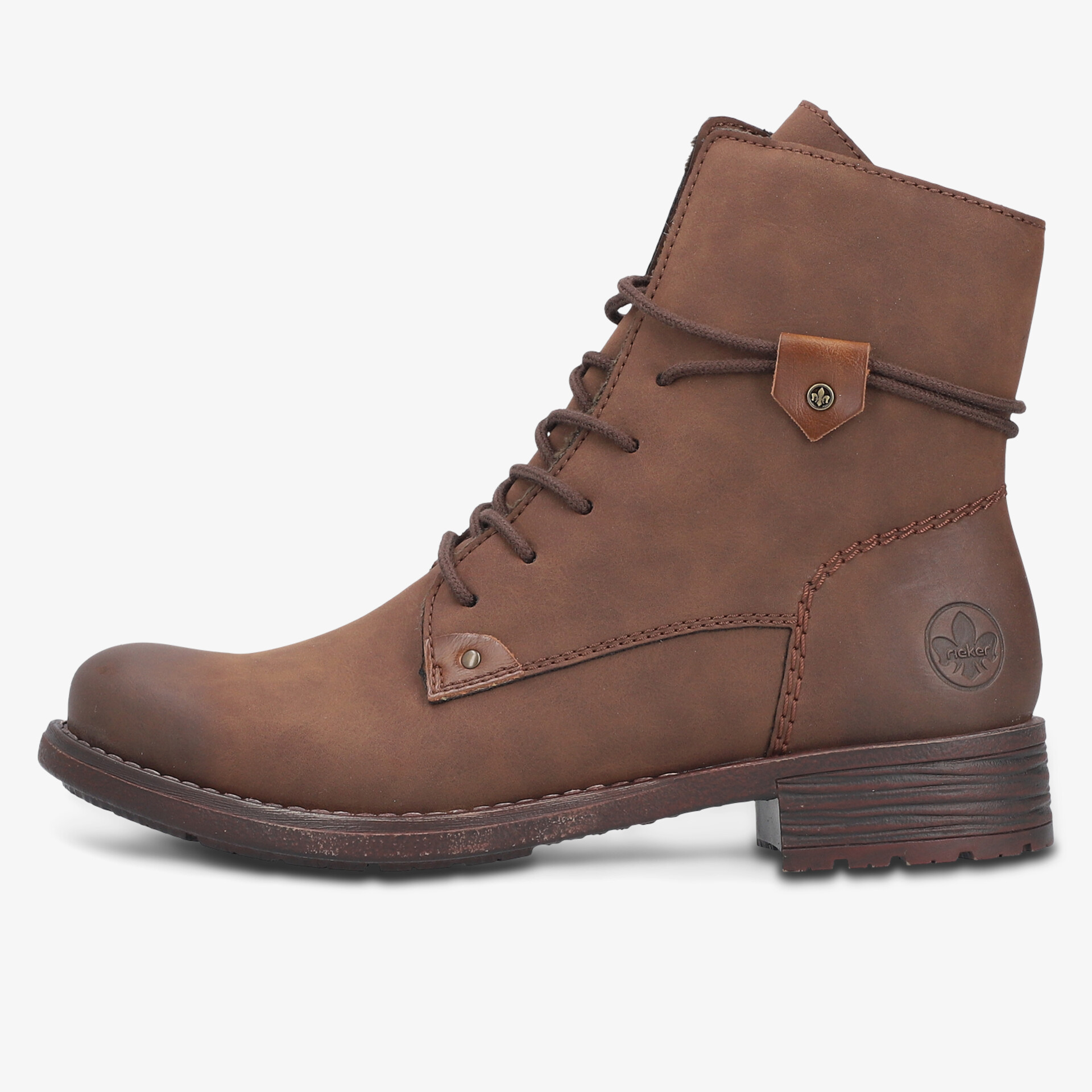Robuster Schnürstiefel mit hohem Schaft und rutschfester Sohle für komfortablen und modischen Tragekomfort