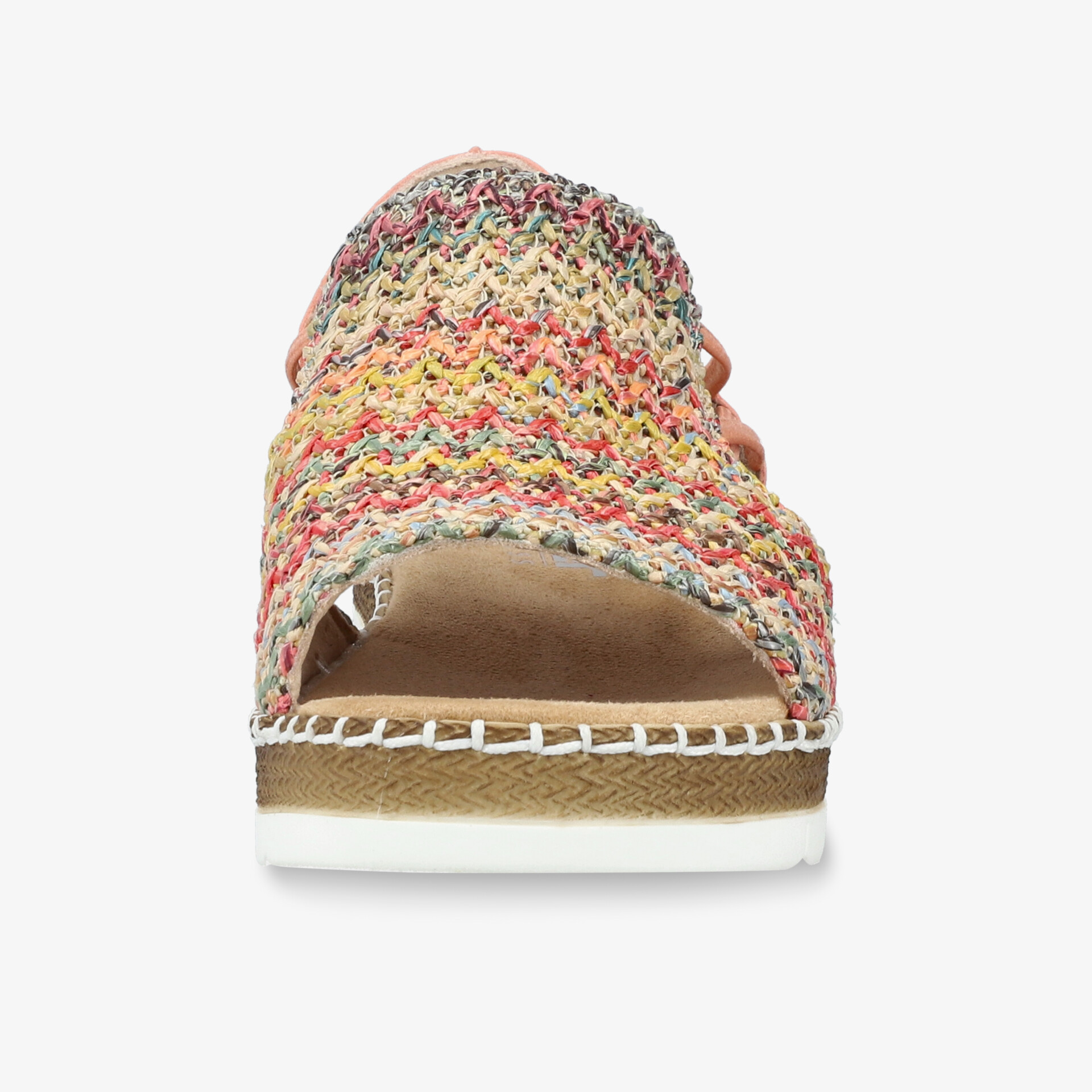 Bunte Espadrille mit bequemer Passform und flacher Sohle, ideal für sommerlichen Tragekomfort