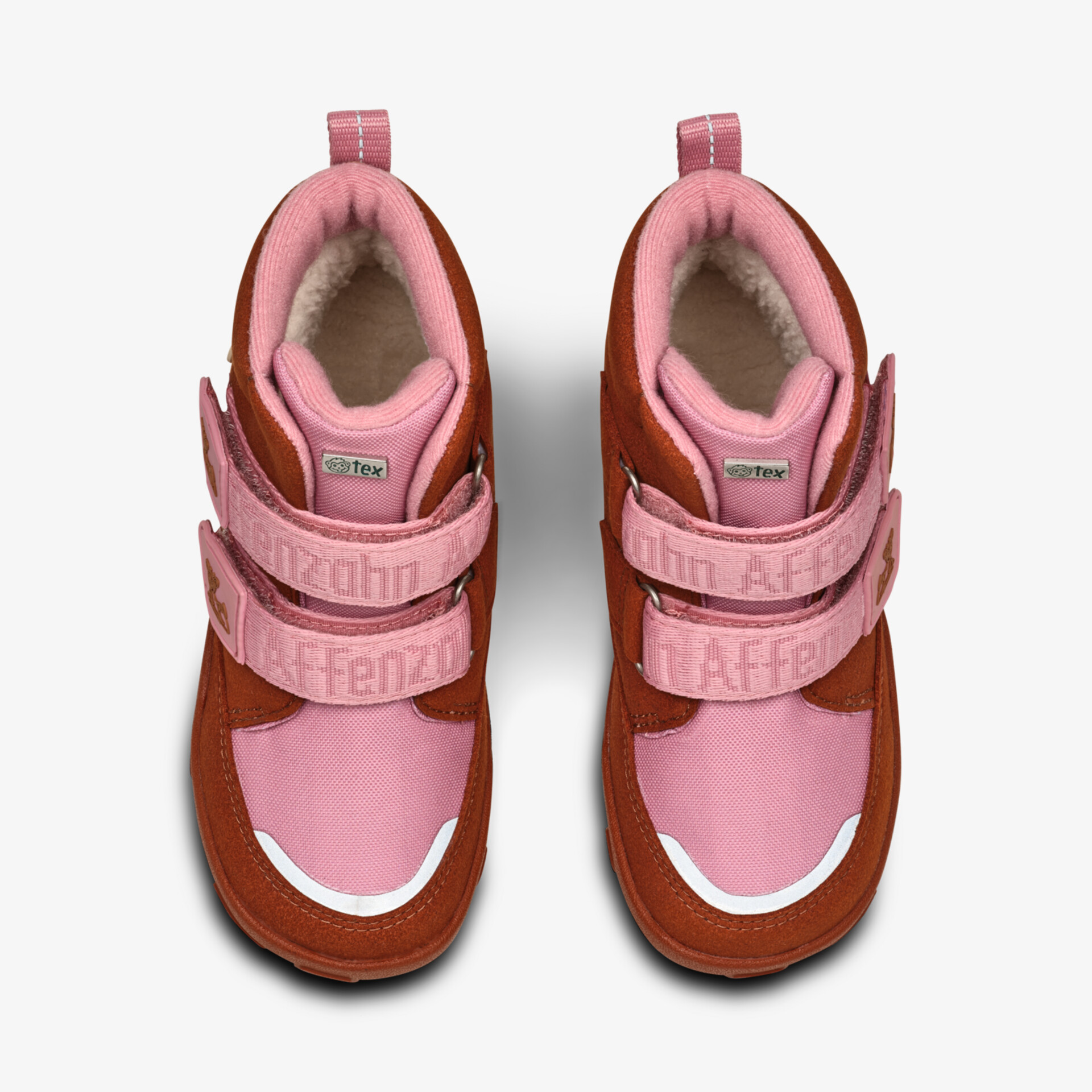 Robuste Schuhe mit bequemer Polsterung, zwei Klettverschlüssen und rutschfester Sohle in modischem Design