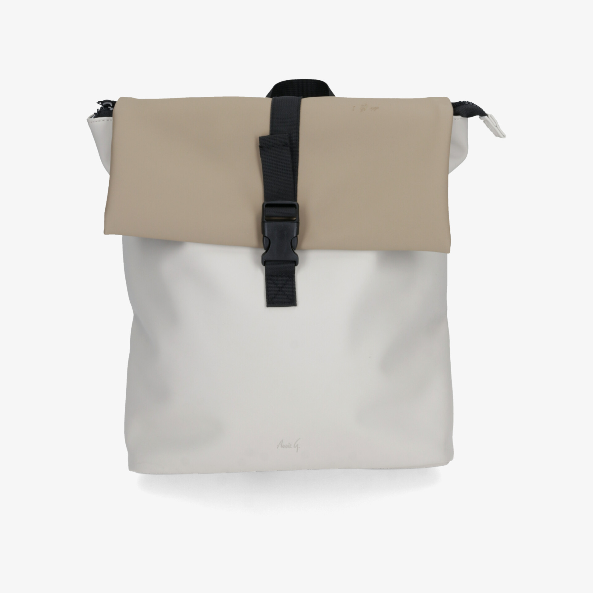 Moderner Rucksack mit Rolltop Verschluss und wasserabweisendem Material, robust und multifunktional