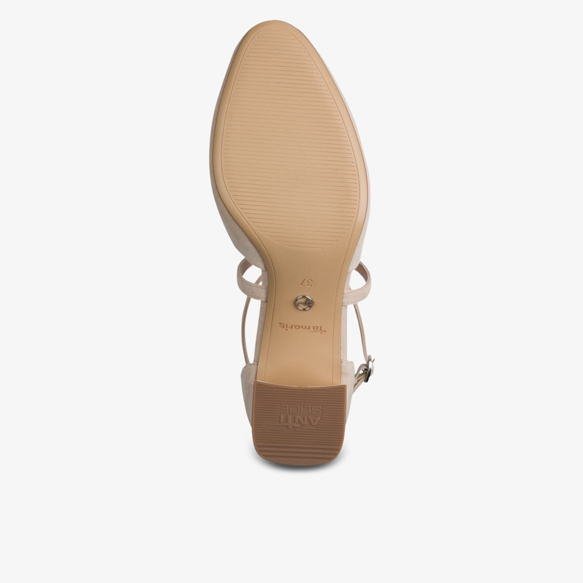 Hochwertige Schuhsohle mit rutschfestem Profil und komfortablem Absatz für optimalen Halt