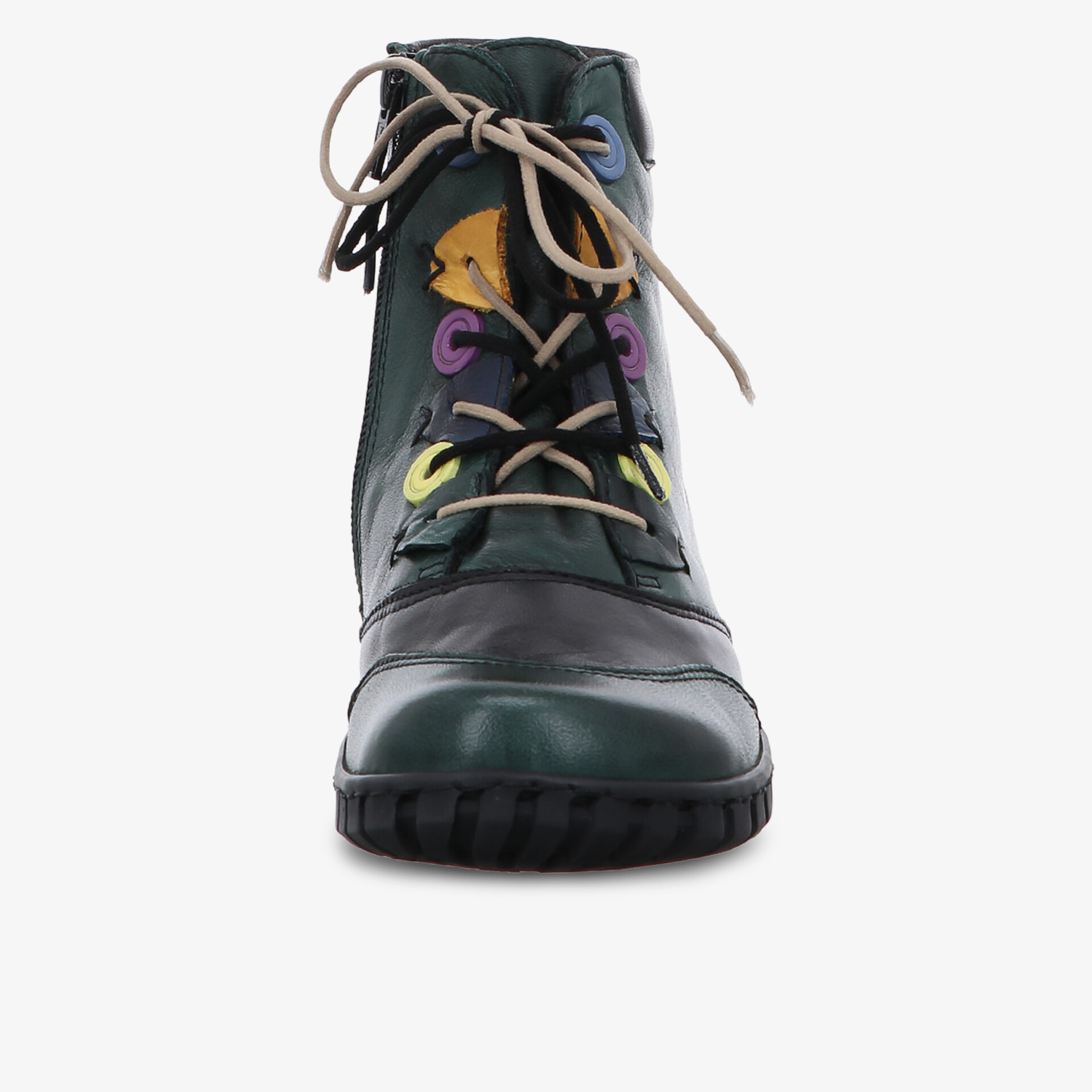 Robuster Stiefel mit komfortablem Schnürsystem und wetterfester, rutschfester Sohle