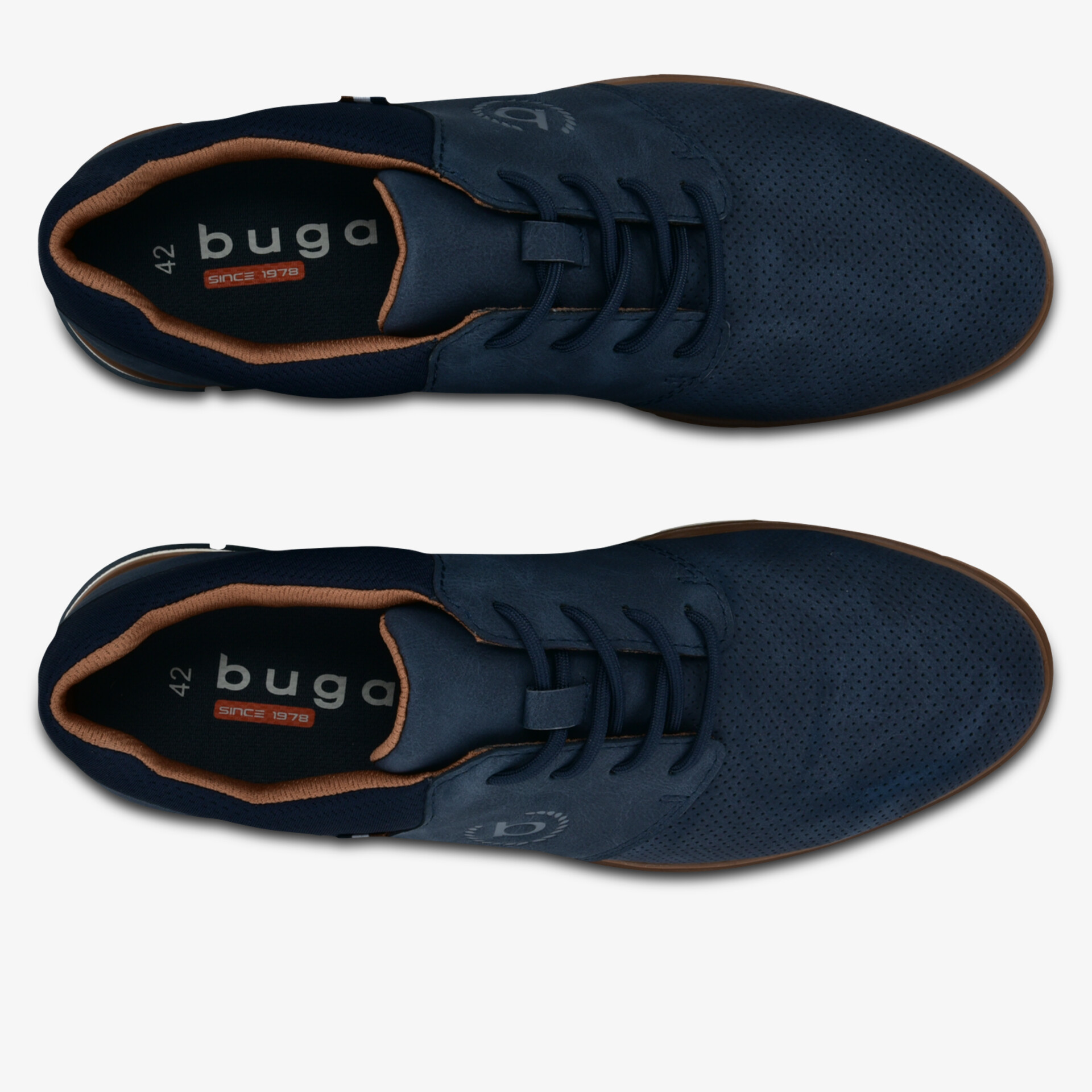 Elegante dunkelblaue Schuhe mit bequemem Tragekomfort und stilvollem Design.