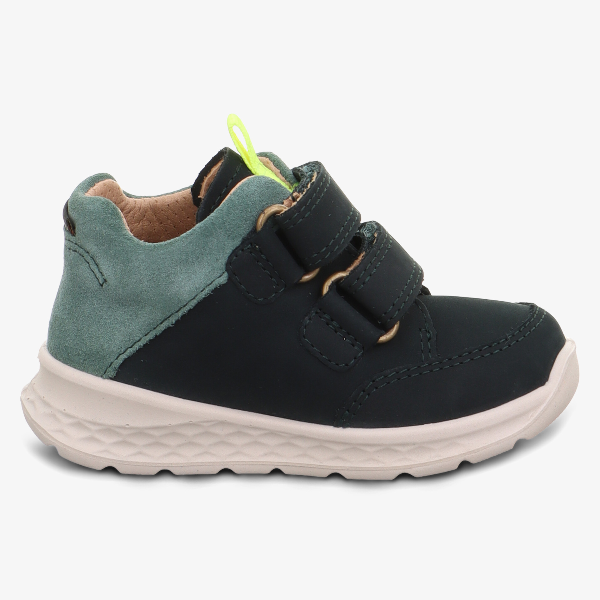 leichter und robuster Kinderschuh mit rutschfester Sohle und praktischen Klettverschlüssen für optimalen Halt