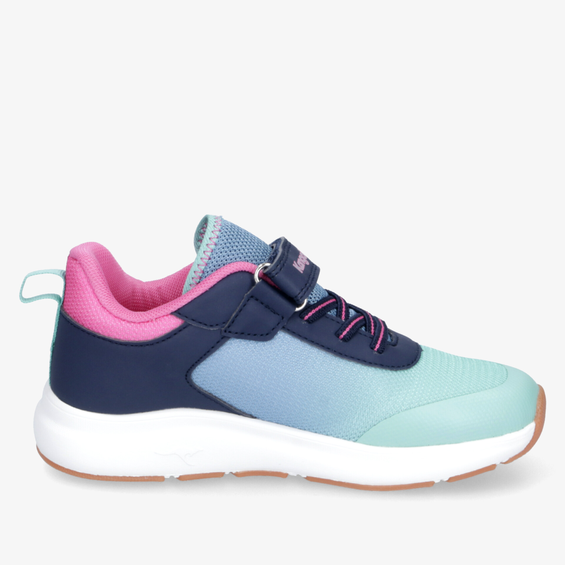 Sportlicher Sneaker in Blau und Pink mit atmungsaktivem Material und rutschfester, flexibler Sohle