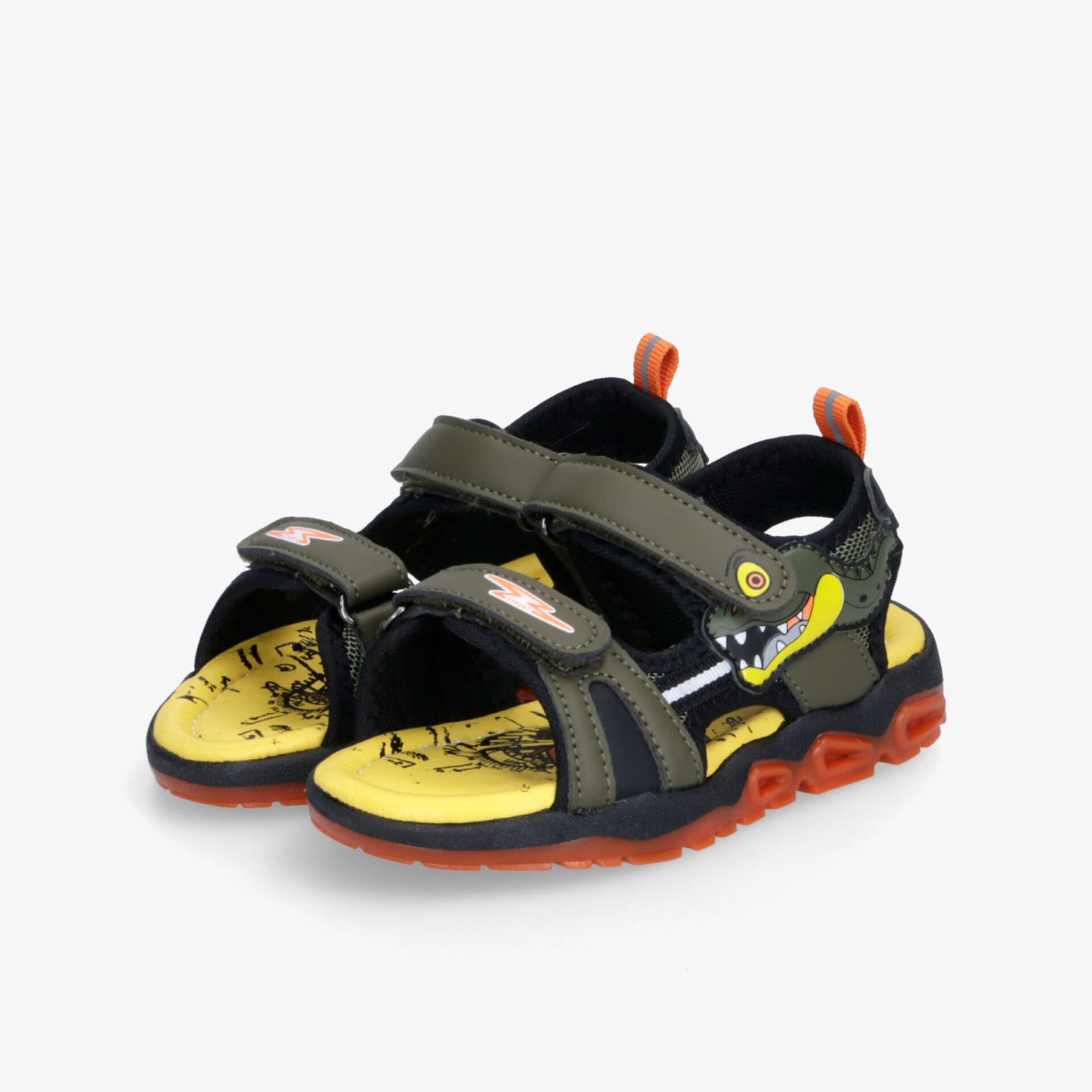 Leichte und atmungsaktive Kinder-Sandalen mit rutschfester Sohle und verstellbarem Klettverschluss für optimalen Halt