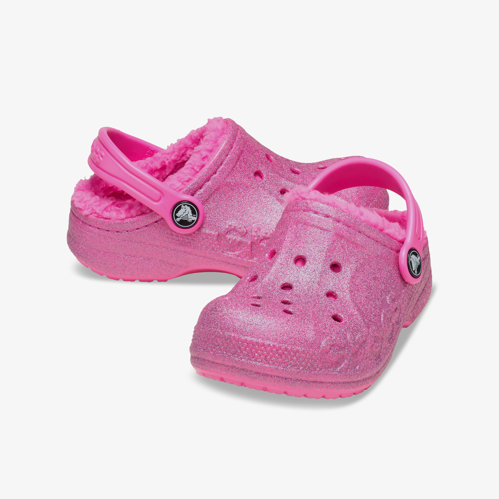 Leichte pinkfarbene Komfortschuhe aus pflegeleichtem Material mit atmungsaktiven Löchern und verstellbarem Riemen