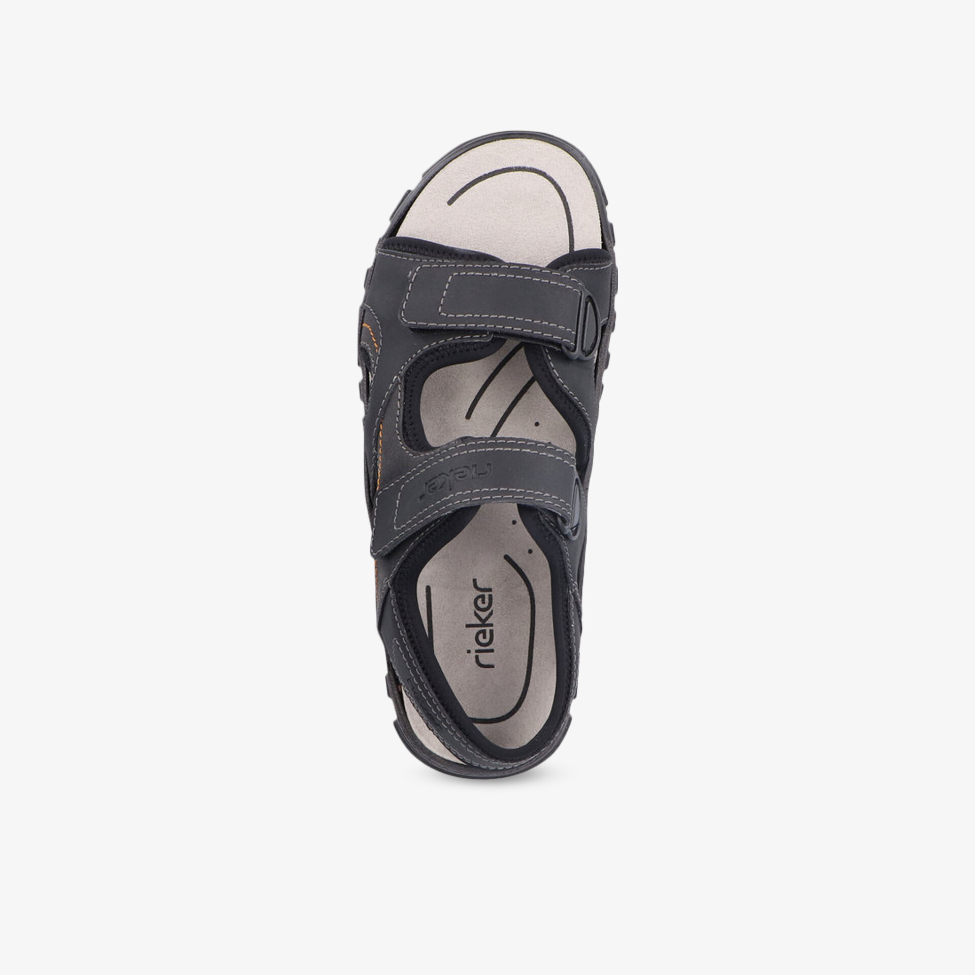 Leichte und bequeme Sandale mit verstellbaren Klettverschlüssen und rutschfester Sohle für hohen Tragekomfort