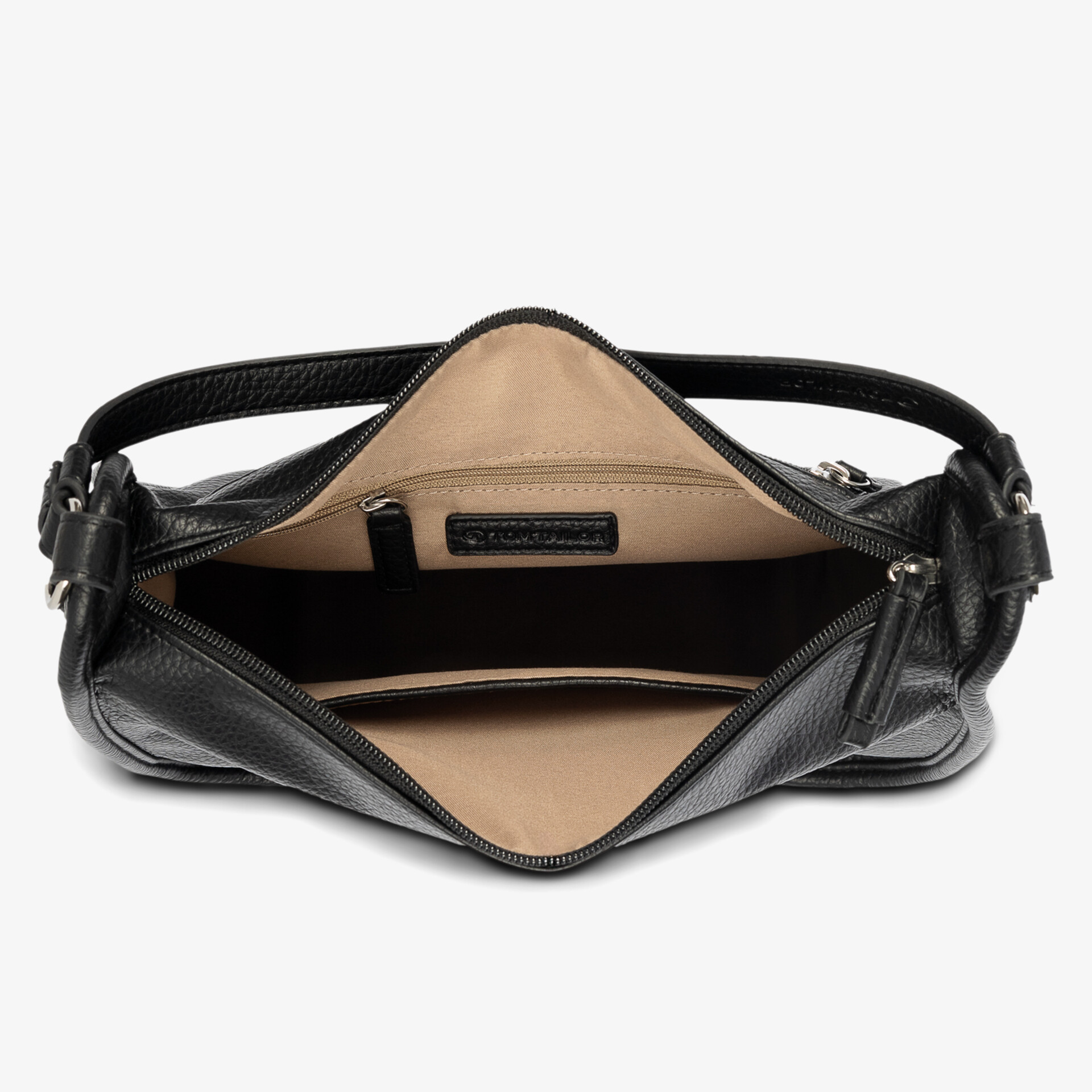 Geräumige Handtasche mit offenem Innenraum, modernes Design und hochwertiger Verarbeitung für sicheren Transport