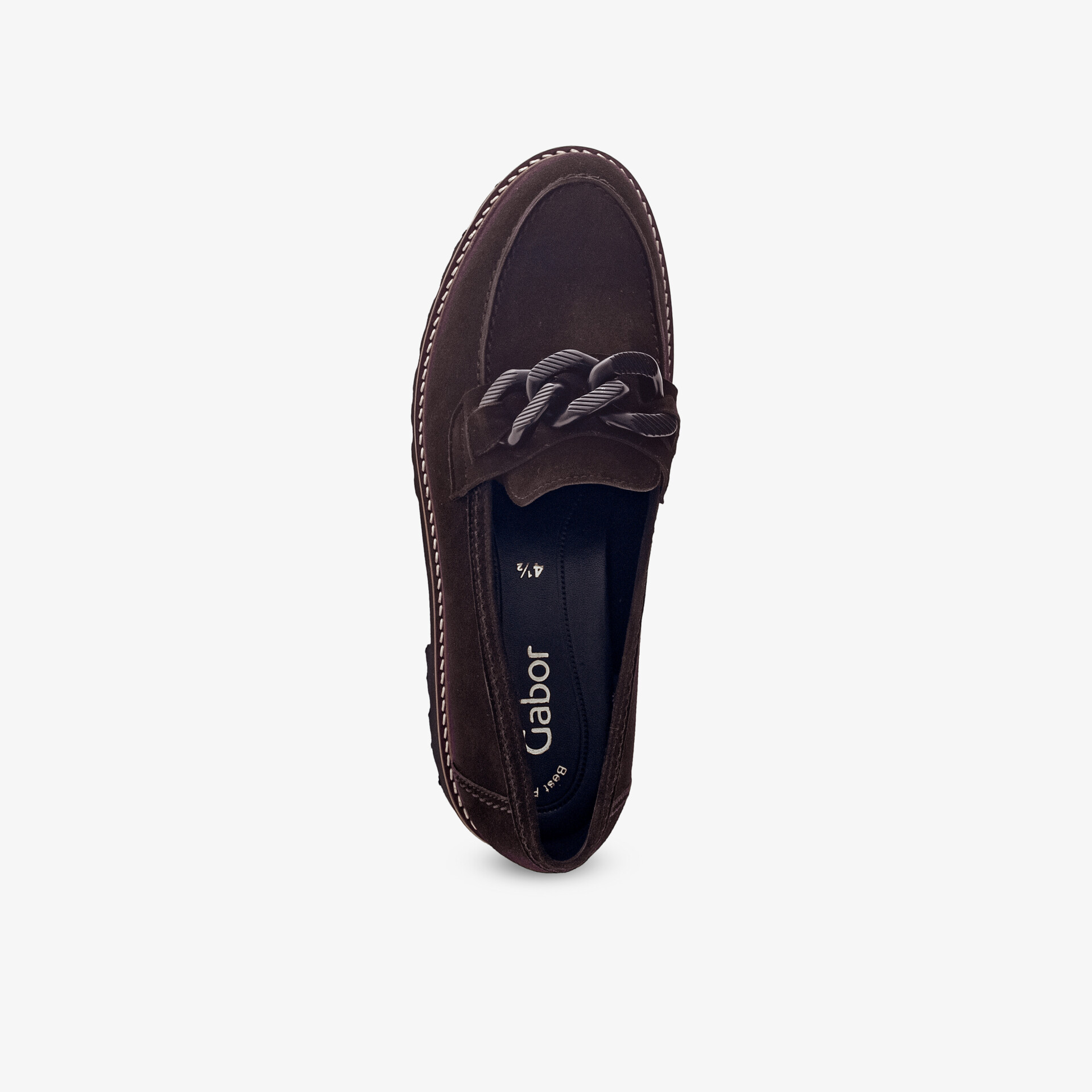 Eleganter brauner Wildleder-Loafer mit Komfortsohle und stilvollem Design für modernen Look.