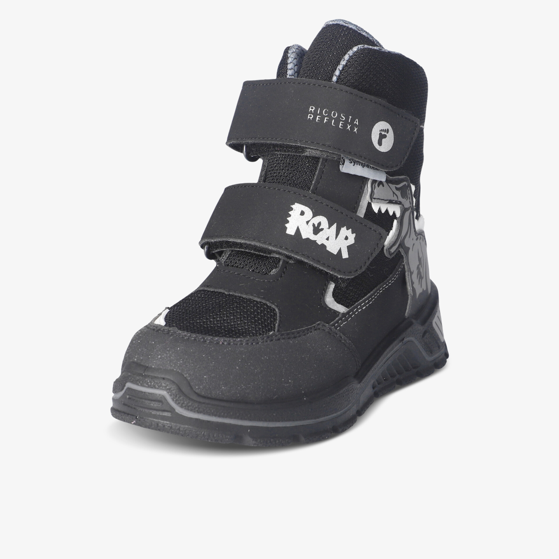 Sportlicher Schuh mit robustem Obermaterial und praktischem Klettverschluss für sicheren Halt