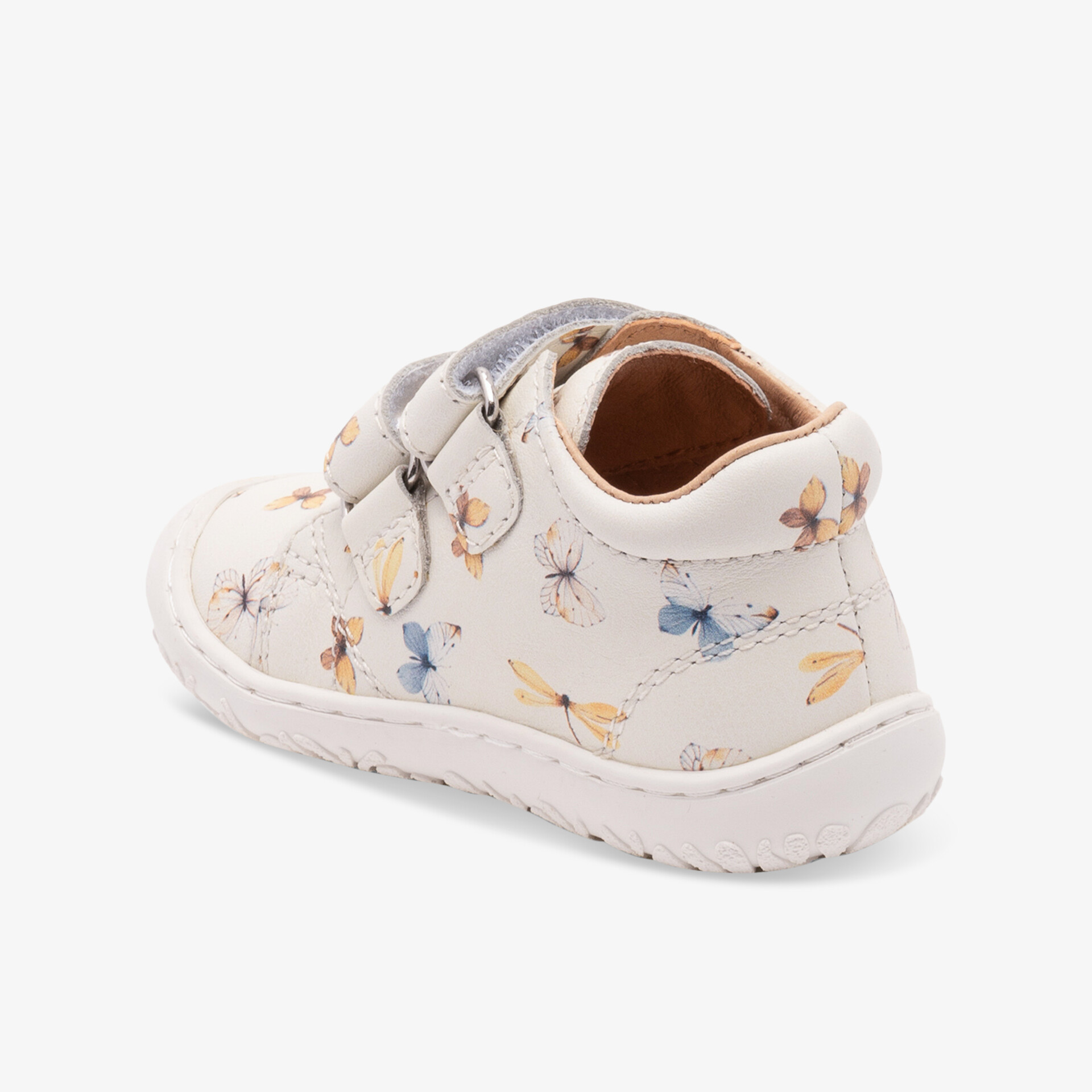 Bequemer Kinder Sneaker mit bunten Schmetterlingsmustern und praktischem Klettverschluss für optimalen Halt