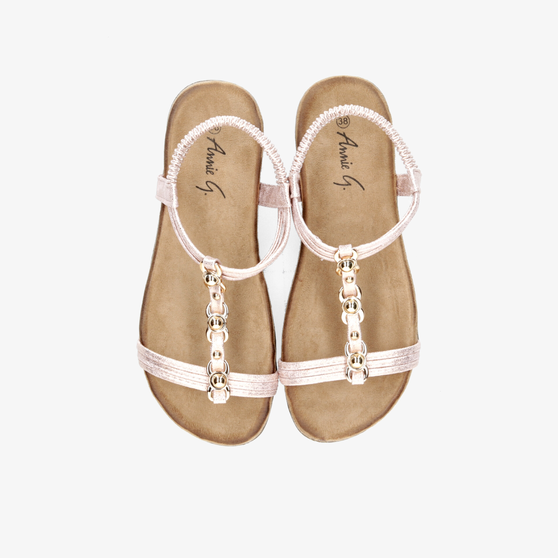 Elegante Sandalen mit Perlenverzierung und bequemen Riemen für sommerlichen, leichten Tragekomfort