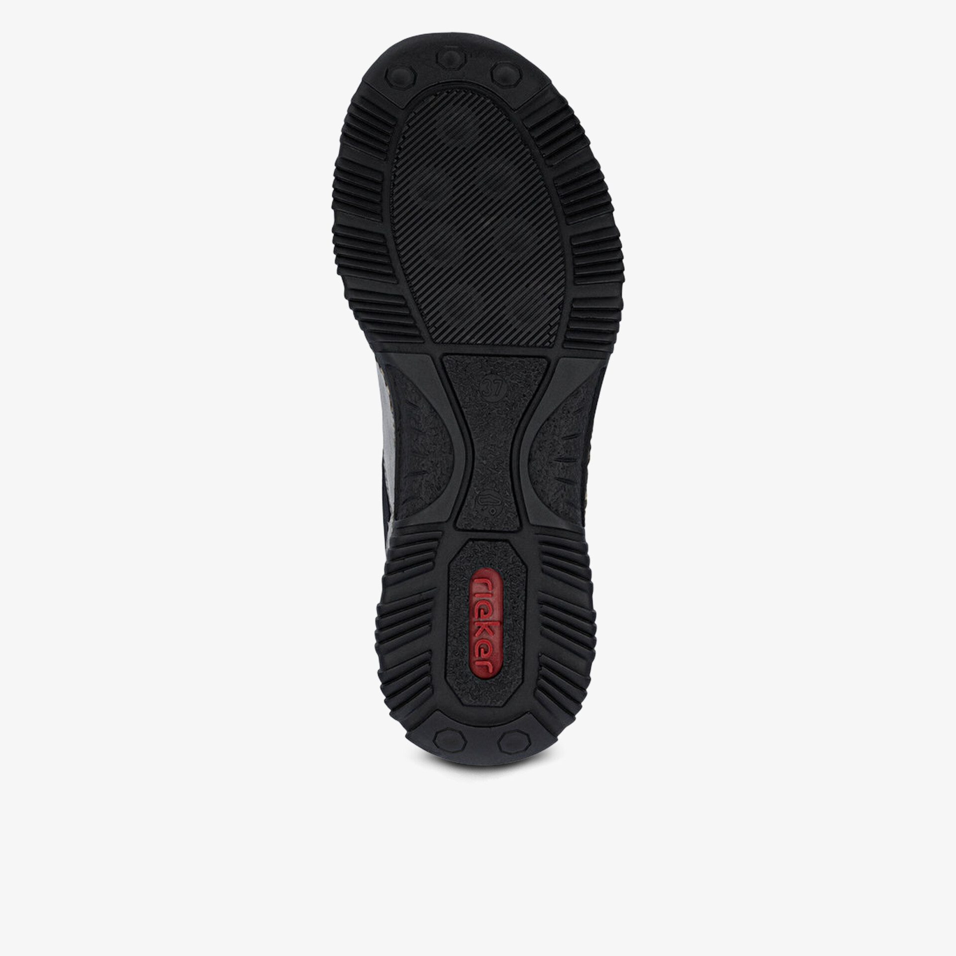 Robuste und langlebige Gummisohle mit starkem Profil für sicheren Halt auf verschiedenen Untergründen