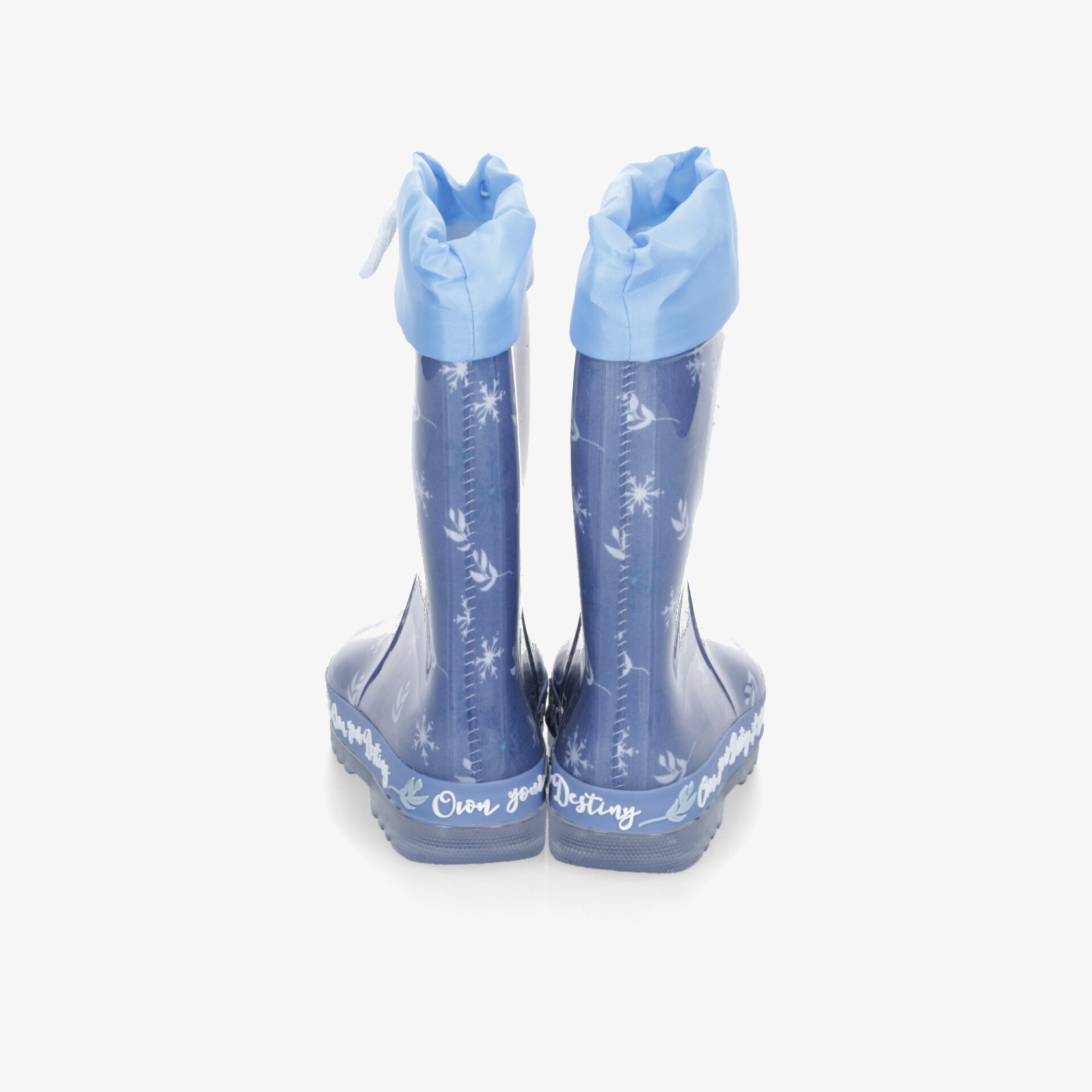 Rückansicht eines modischen und robusten wasserdichten Stiefels mit bequemer Passform