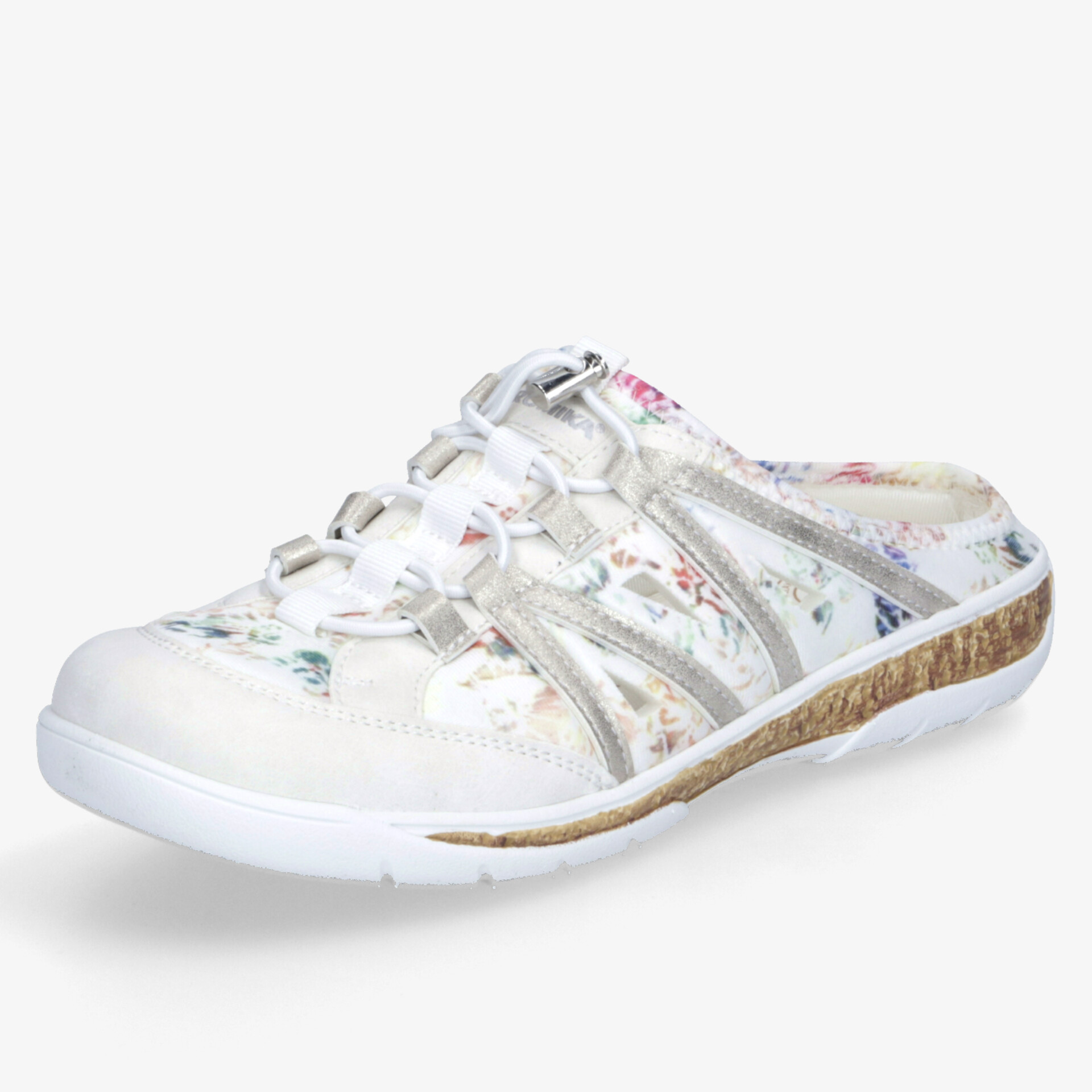 Leichter bequemer Slipper mit flexiblem Fußbett und modischem Blumenmuster, ideal für sommerlichen Tragekomfort