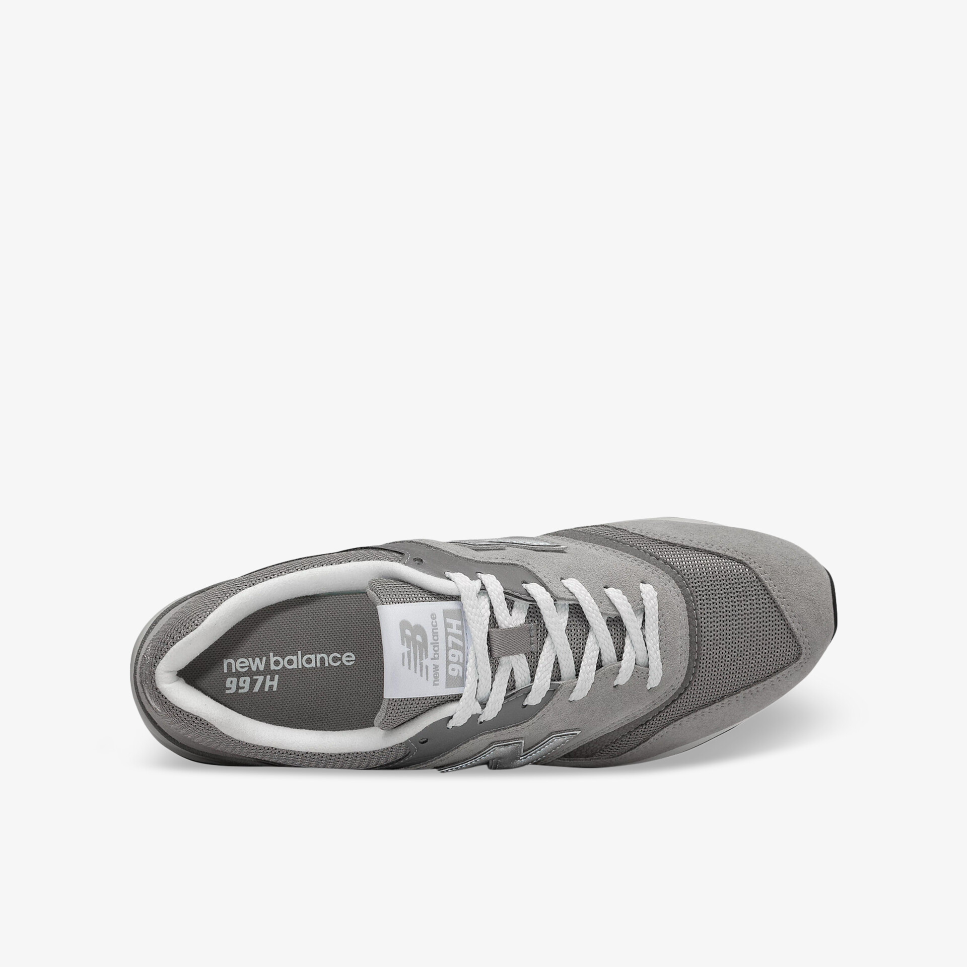 Grauer Sneaker mit atmungsaktivem Material und bequemer Polsterung, gut schnürbar, modernes sportliches Design