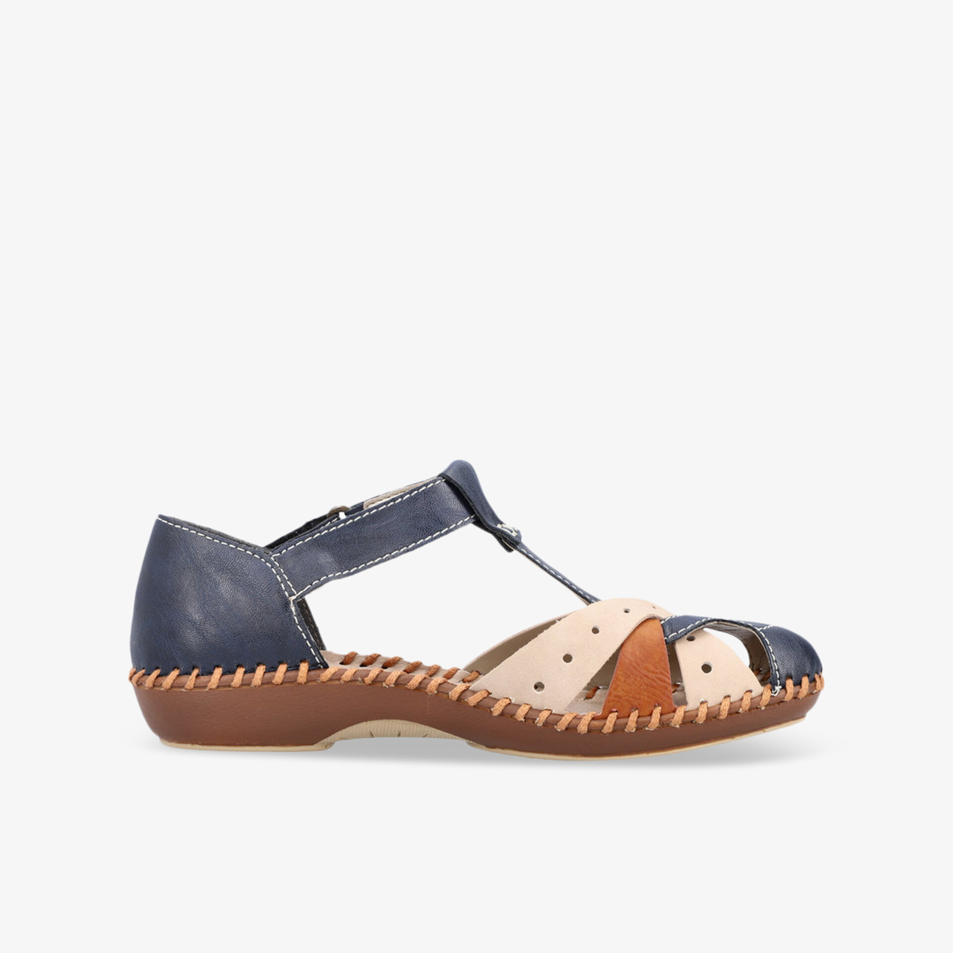 Bequemer und leichter Schuh mit flexibler, rutschfester Sohle und stilvollem Design in Seitenansicht