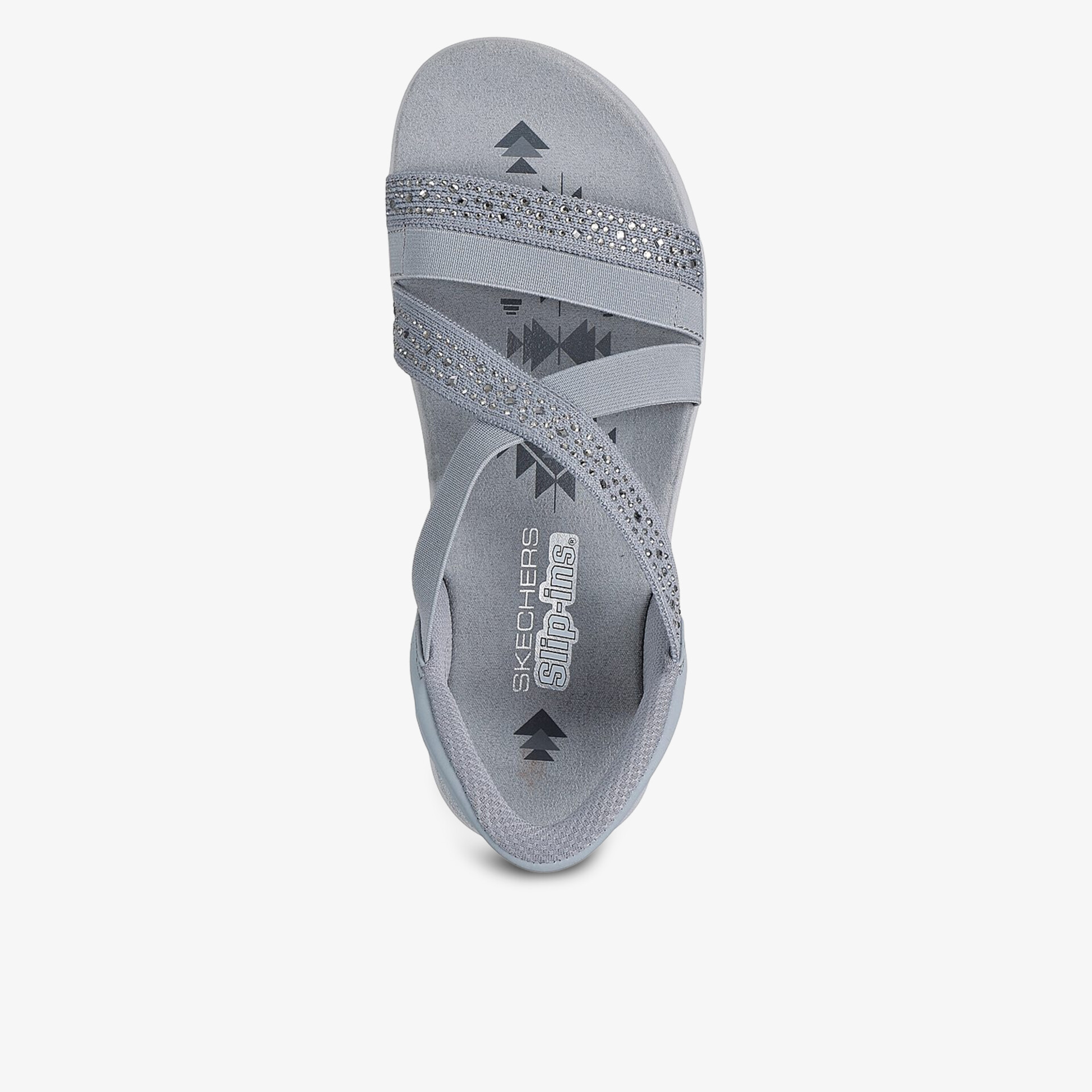 Modische Sandale mit bequemer Passform und flexiblem Design in elegantem Grau