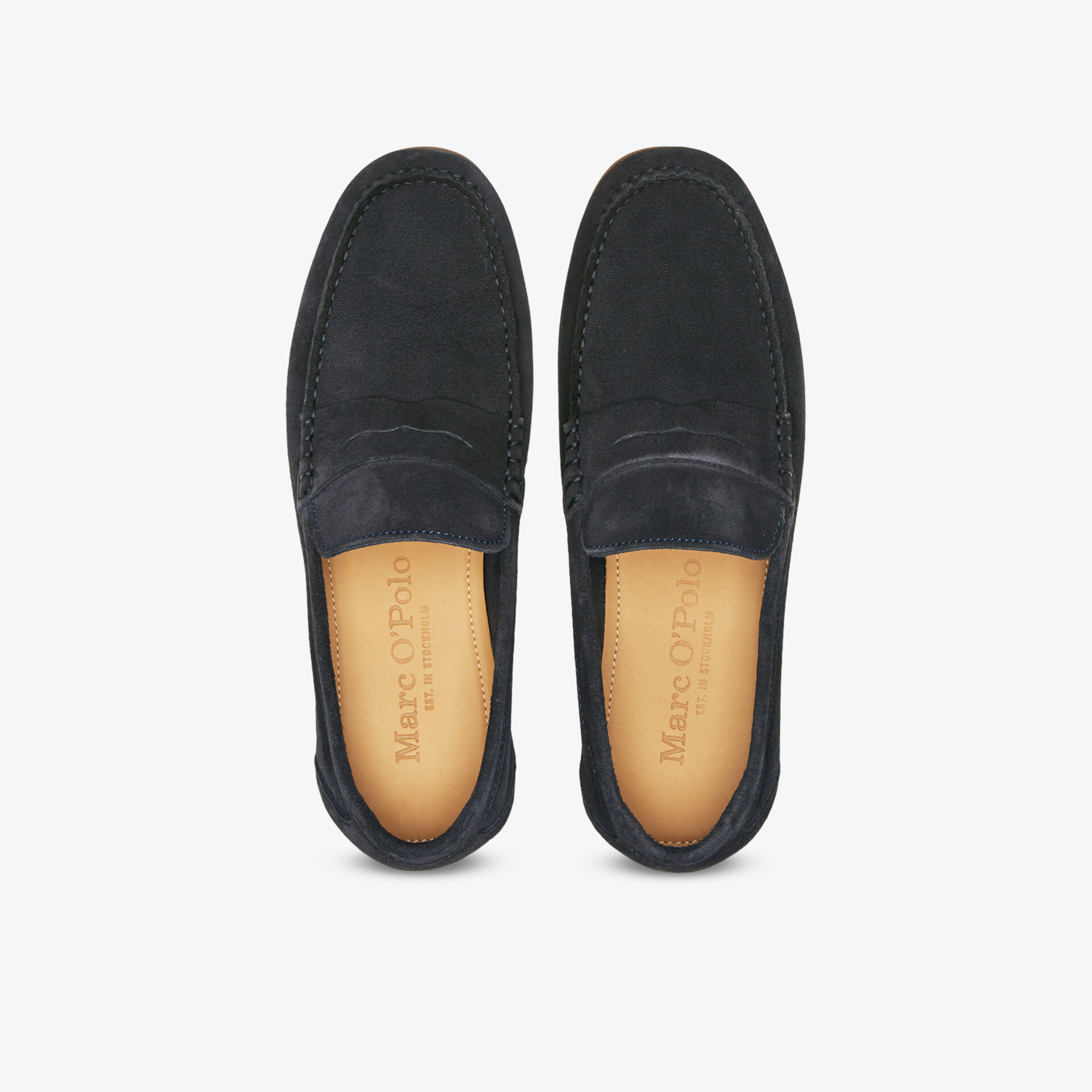 Elegante und bequeme dunkelblaue Loafer, perfekt für jeden Anlass. Vielseitig und klassisch im Design.