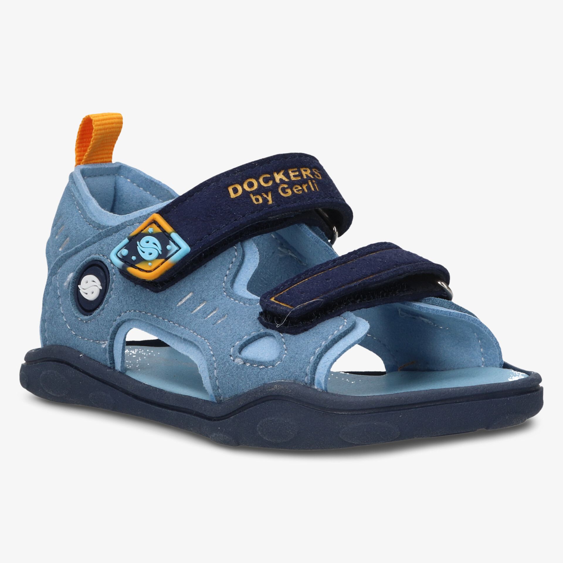 Leichte und bequeme Sandale mit verstellbaren Klettverschlüssen und rutschfester Sohle für optimalen Tragekomfort