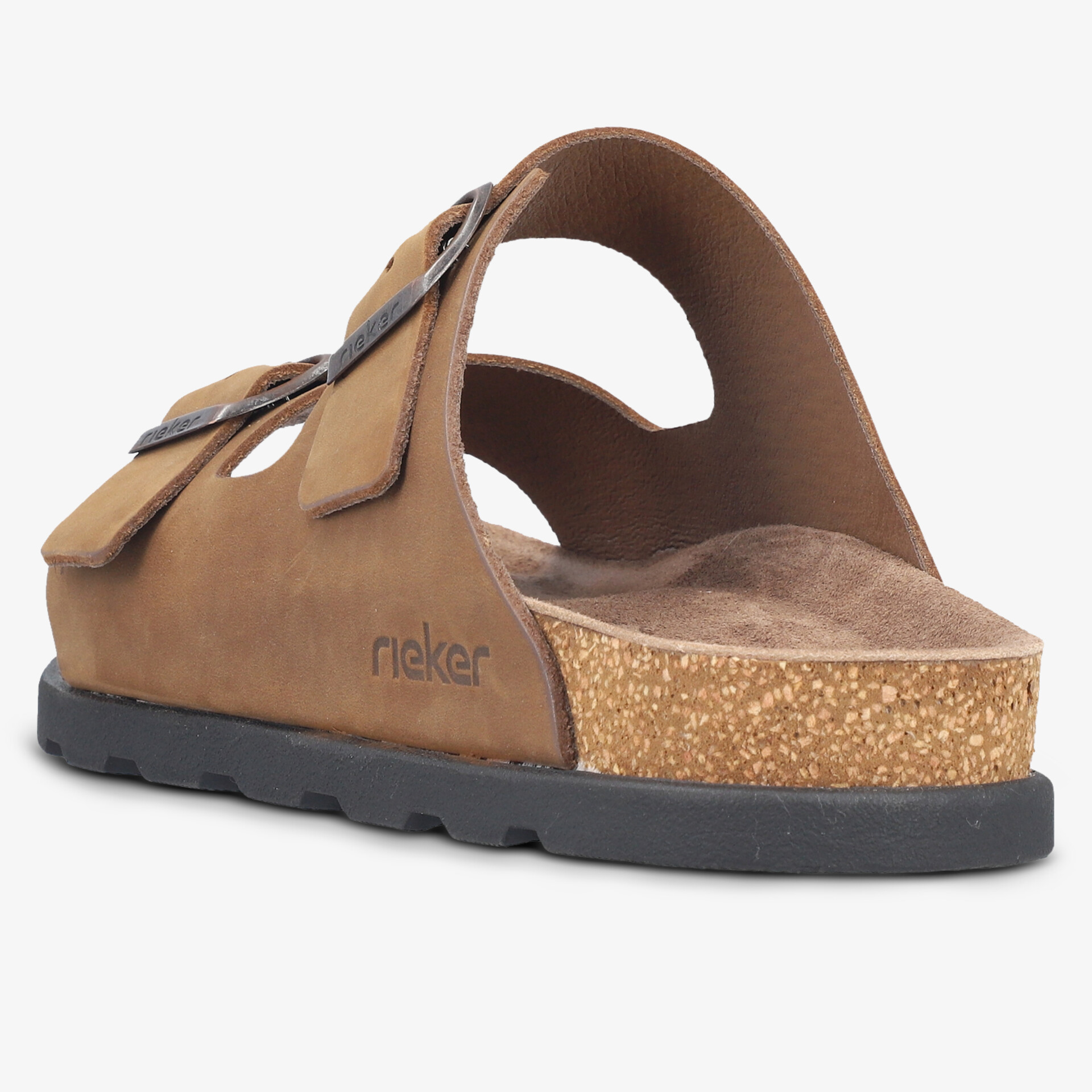 Bequeme Sandale mit verstellbaren Schnallen und ergonomischem Korkfußbett für optimalen Tragekomfort