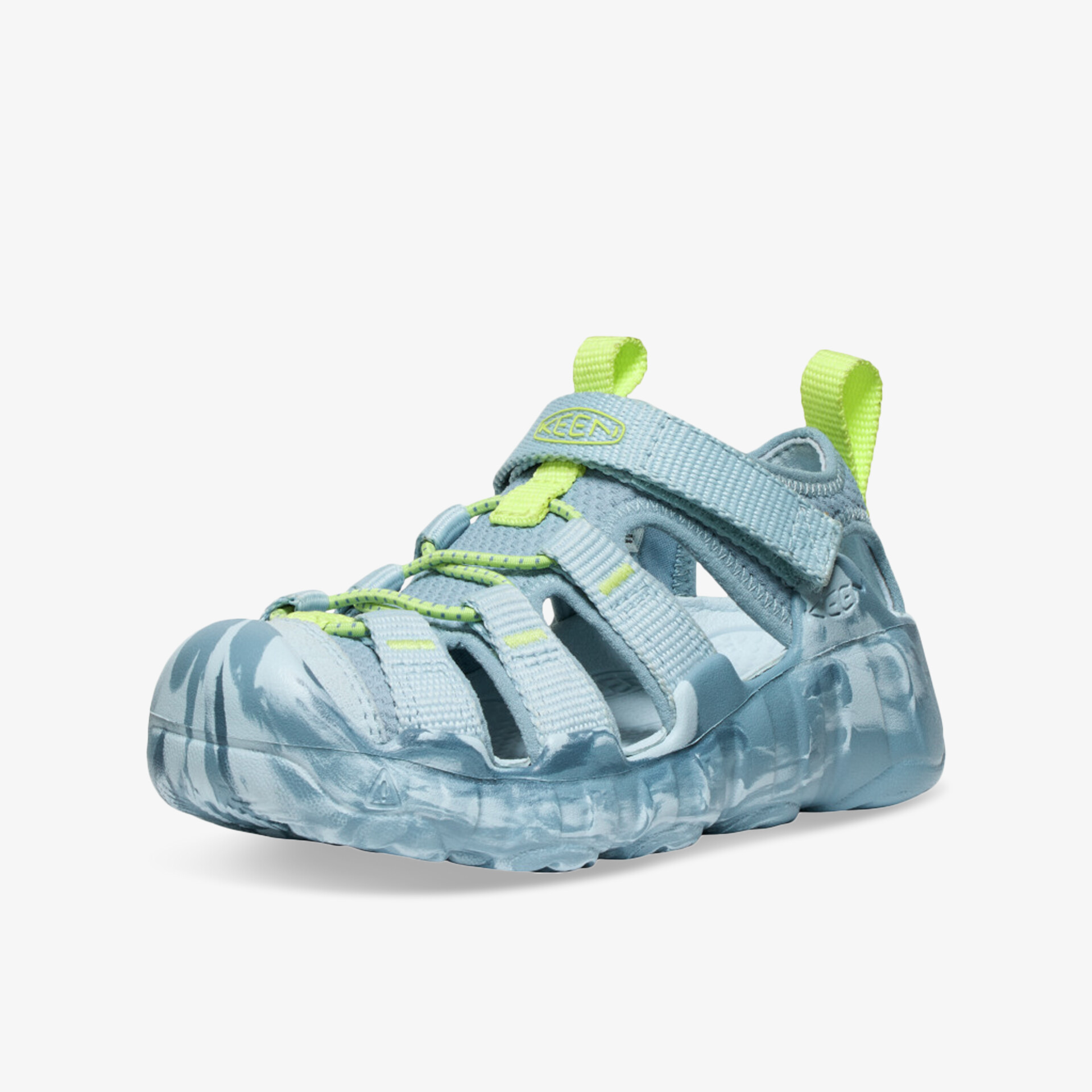 Sportlicher wasserdichter Schuh mit rutschfester Sohle und verstellbarem Klettverschluss, ideal für aktiven Alltag