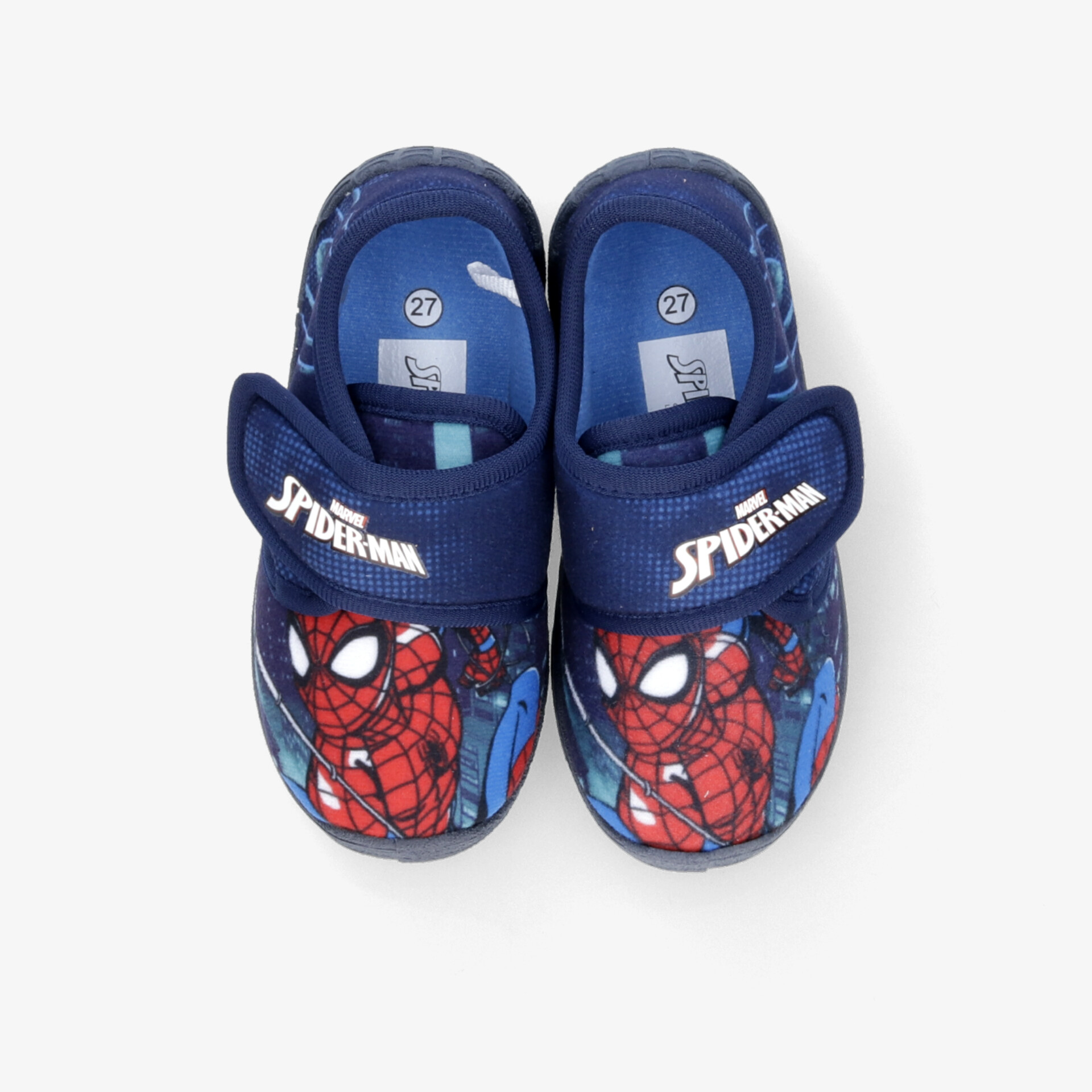 Kinderschuhe mit Spiderman Comic-Motiv, bequem mit Riemenverschluss, strapazierfähig und rutschfest für sicheren Halt