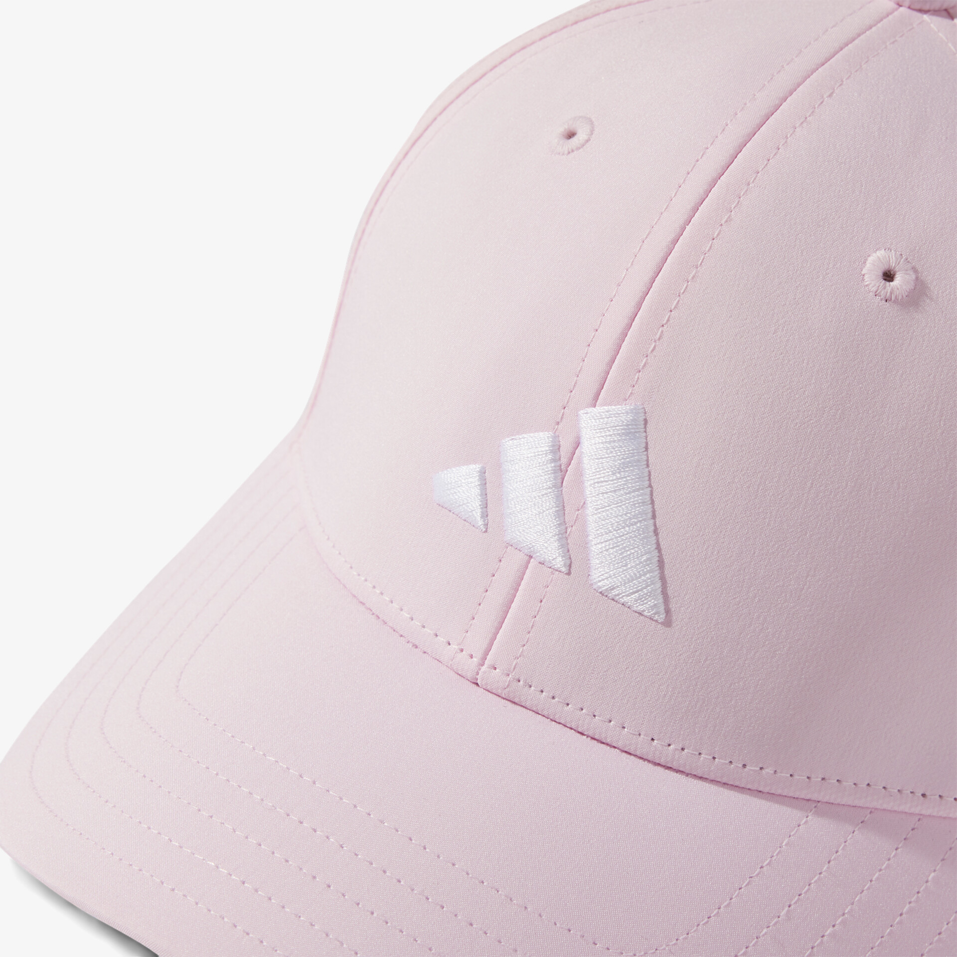 Sportliche hellrosa Basecap mit besticktem Logo, verstellbar, leichter Stoff, ideal für Freizeit und Alltag