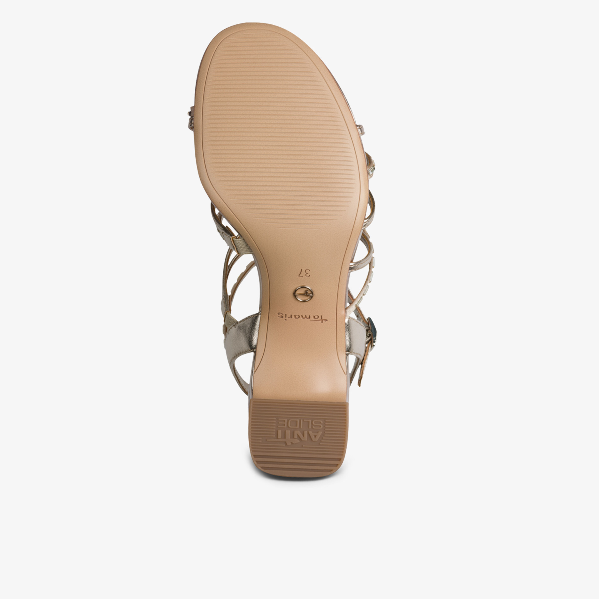 Sohle des Schuhs mit rutschfester, flexibler und strapazierfähiger Lauffläche für hohen Tragekomfort