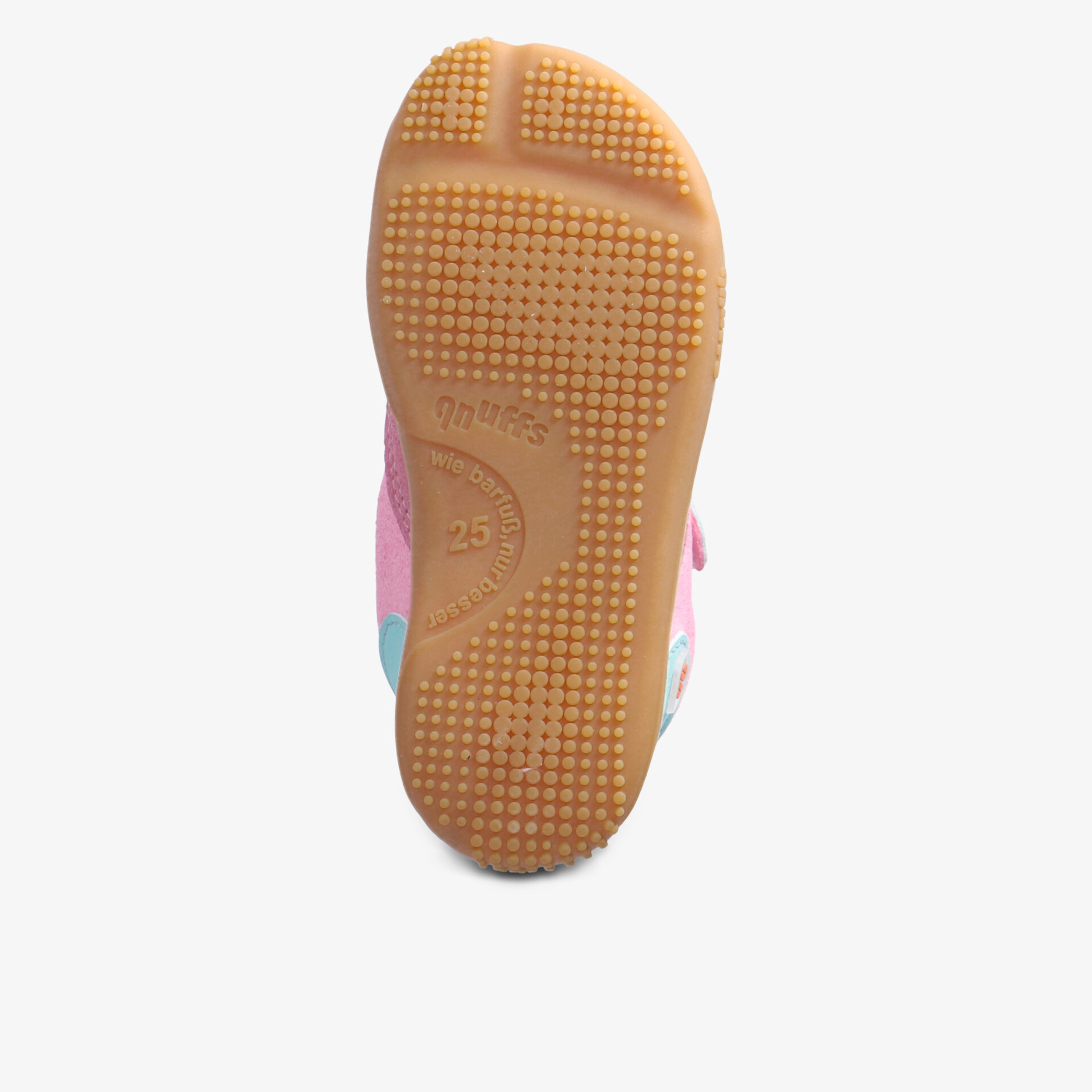 Sohle eines robusten Schuhs mit rutschfestem Profil für optimalen Halt.