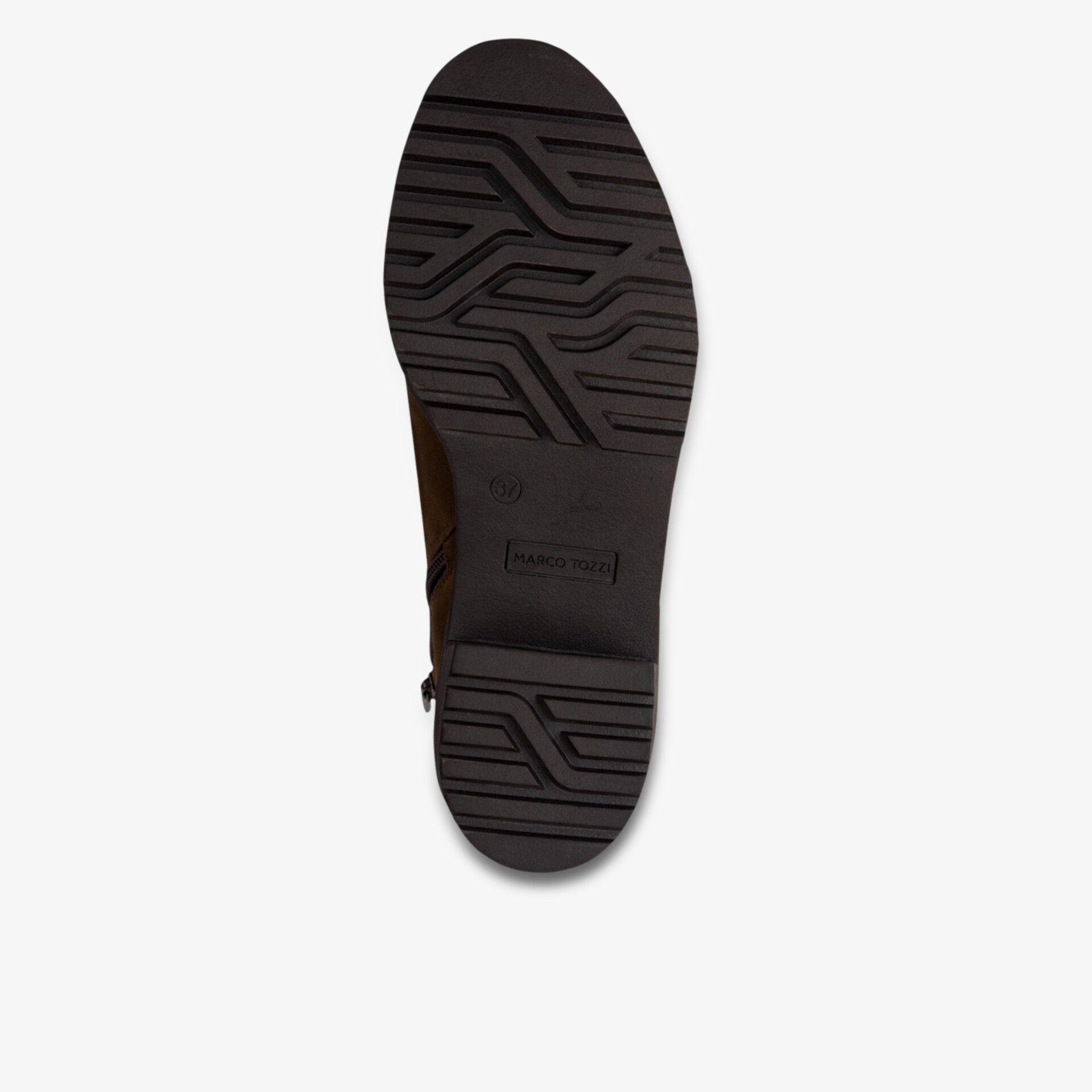 Hochwertige profilierte Gummisohle mit rutschfestem Design für optimalen Grip und Sicherheit