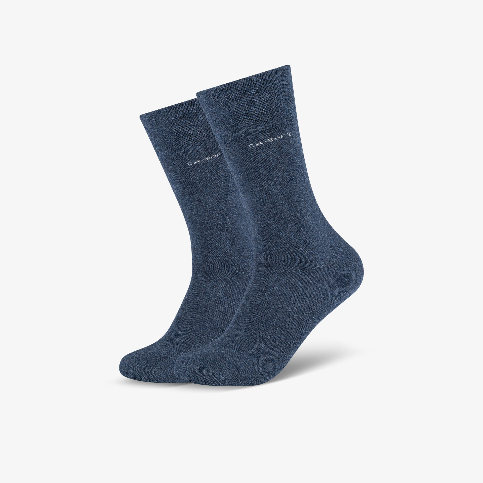Elegante blaue Socken mit weichem und bequemem Material, die ideal für jeden Anlass sind.