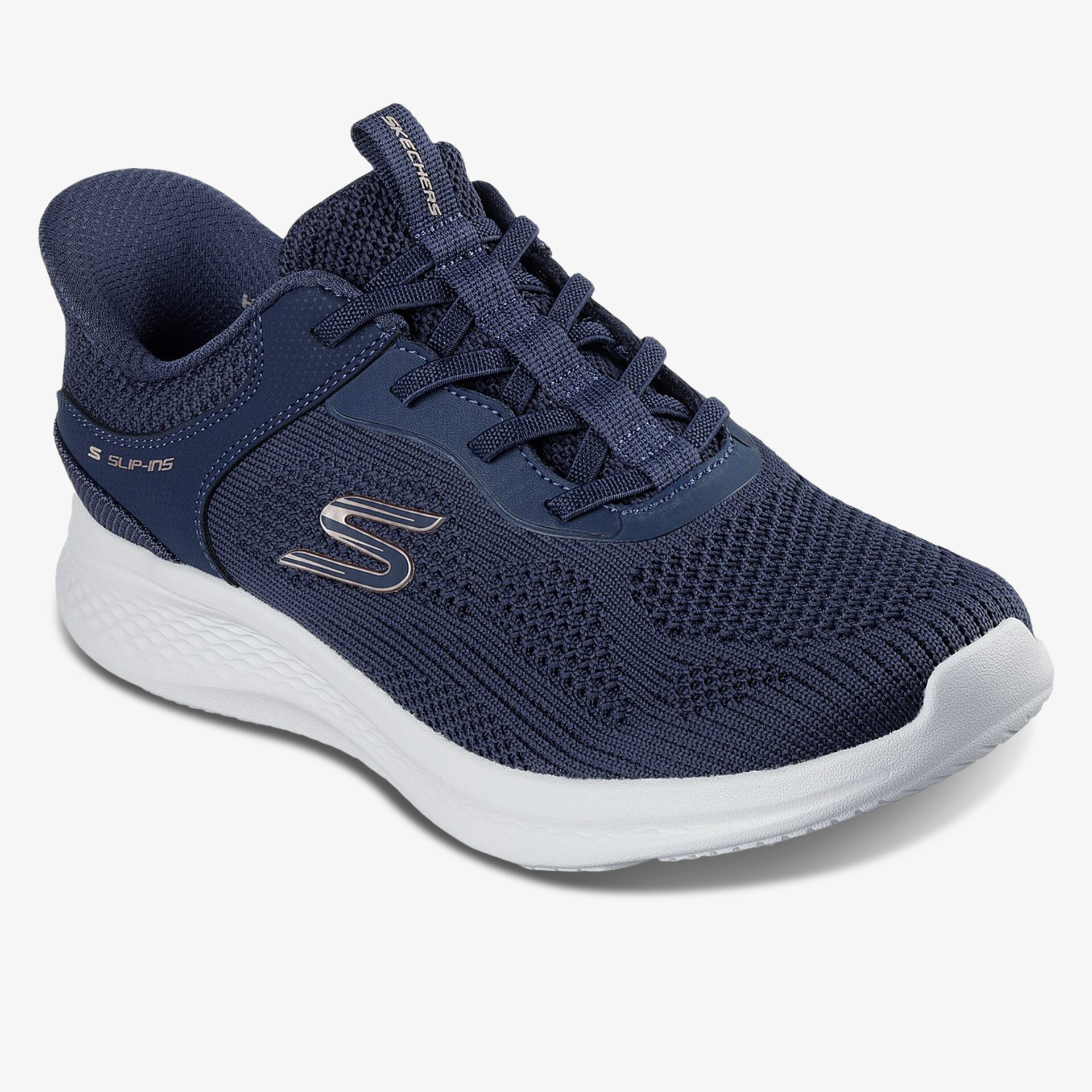 Leichter, atmungsaktiver Sportschuh mit bequemer Passform und rutschfester Sohle in navy blau