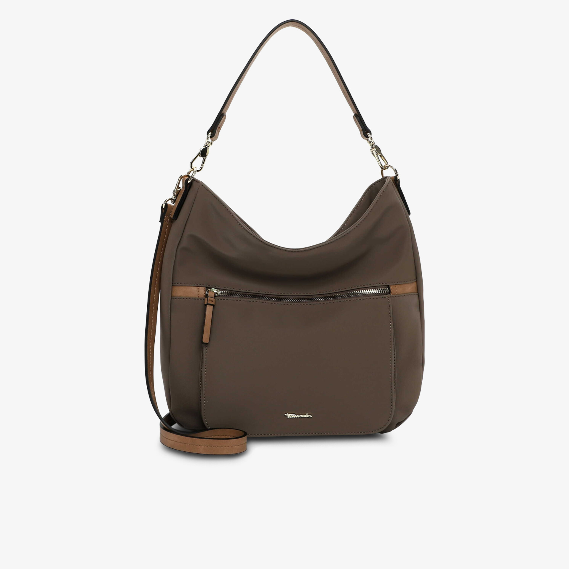 Geräumige und stilvolle Tasche aus hochwertigem Material mit robustem Reißverschluss und längenverstellbarem Tragegurt