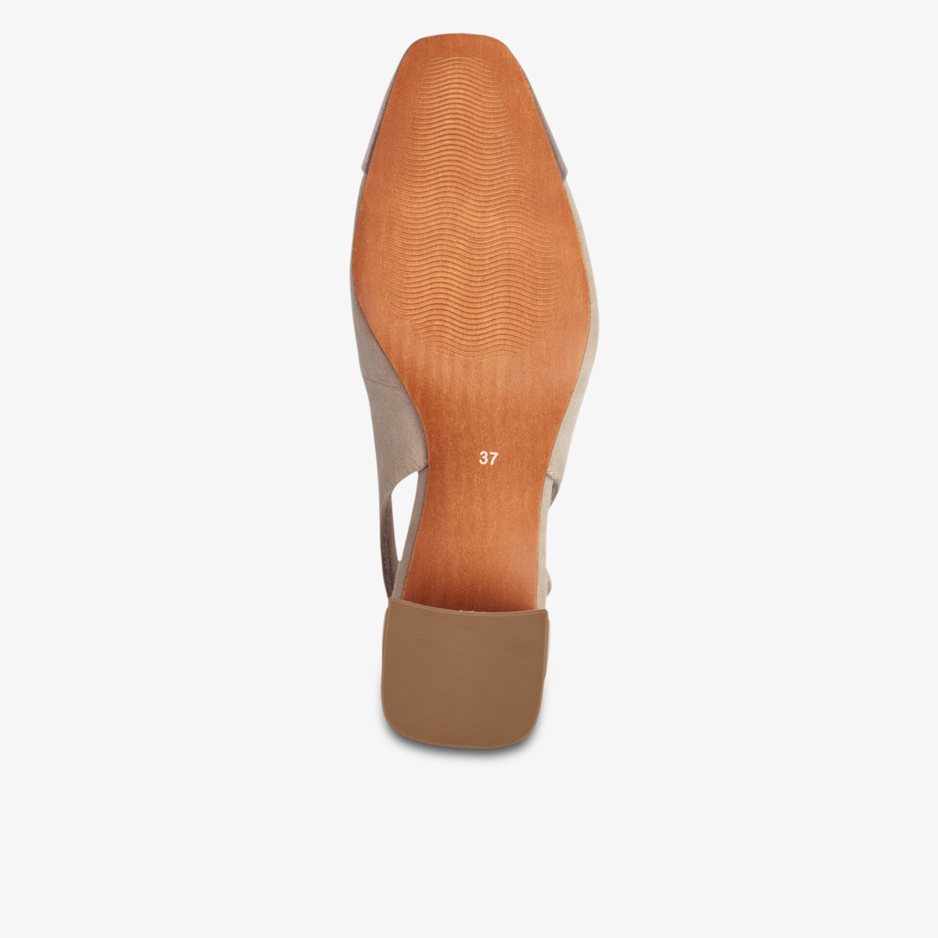 Robuste und rutschfeste Sohlenansicht eines hochwertigen Schuhs mit komfortabler Passform