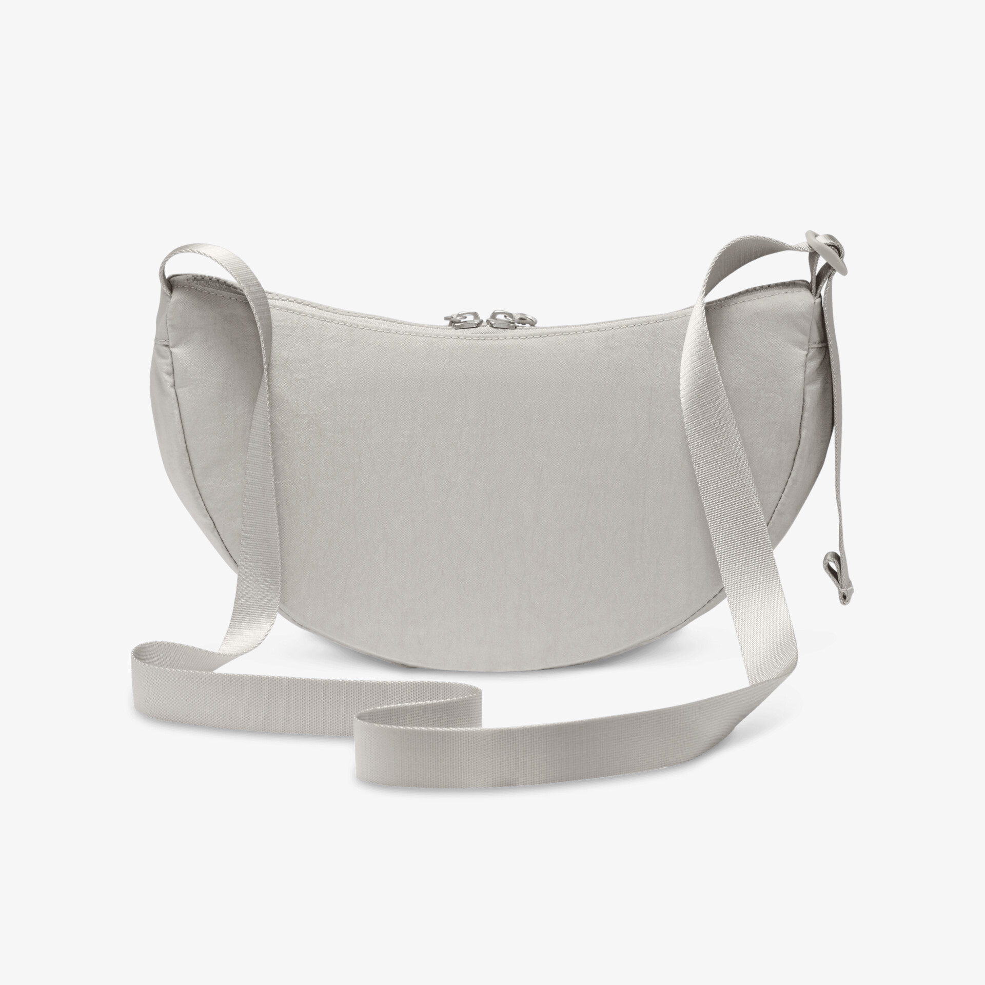 Schlichte, kompakte Umhängetasche mit verstellbarem Riemen und glattem Material, ideal für den täglichen Gebrauch
