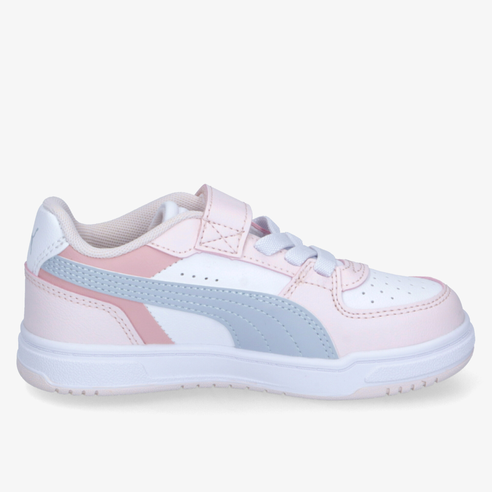 Leichter, sportlicher Sneaker in Pastellfarben mit Klettverschluss und strapazierfähiger Sohle.