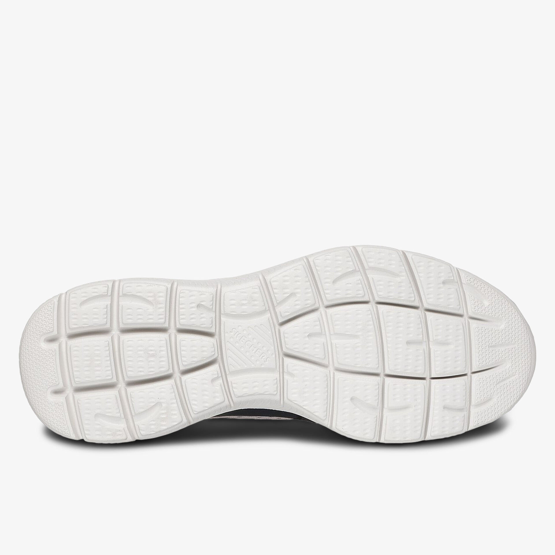 Weiße flexible rutschfeste Schuhsohle mit tiefem Profil für optimalen Halt und hohen Komfort