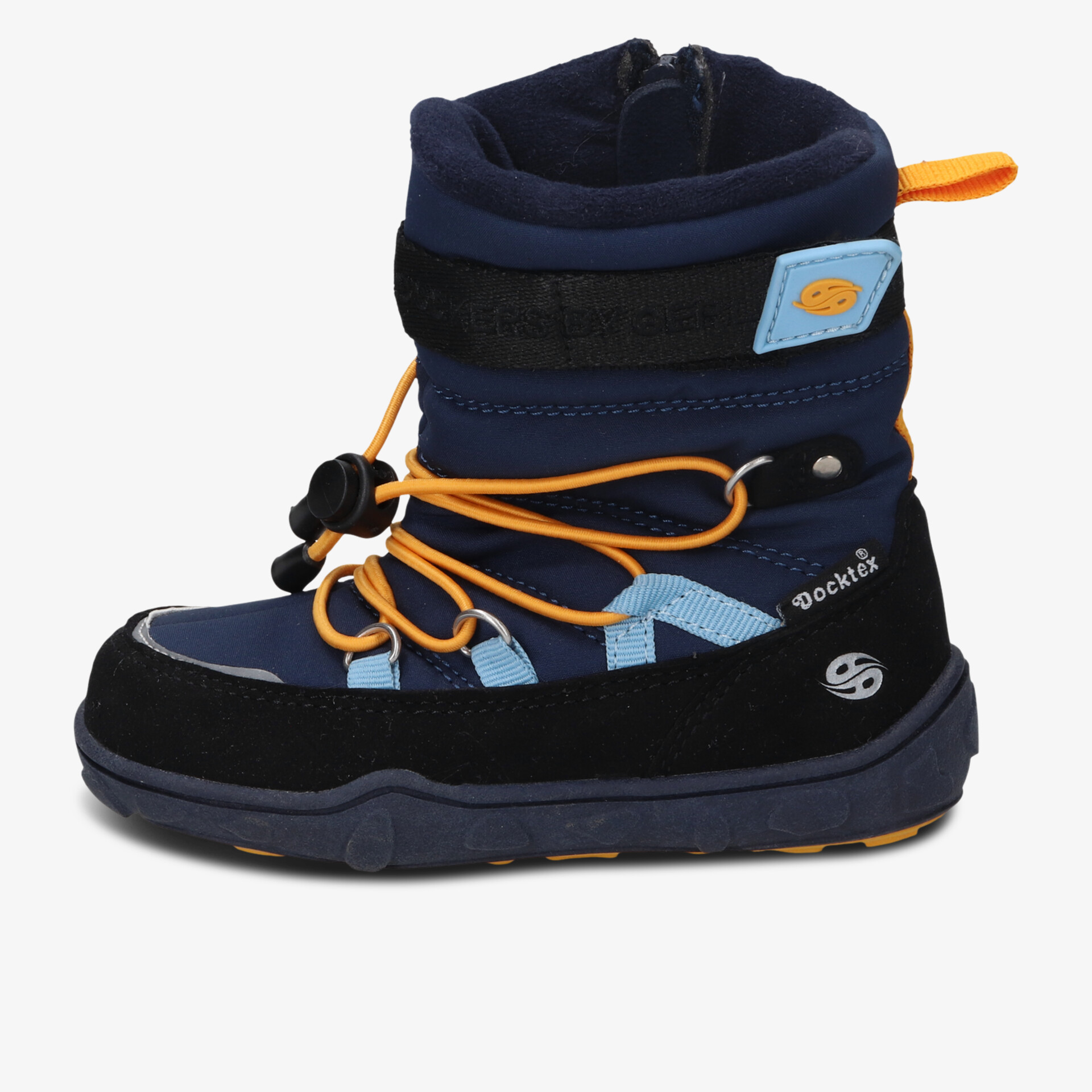 Warmer und robuster Winterschuh mit stabiler, wasserabweisender Sohle und praktischem Ziehtalverschluss für festen Halt