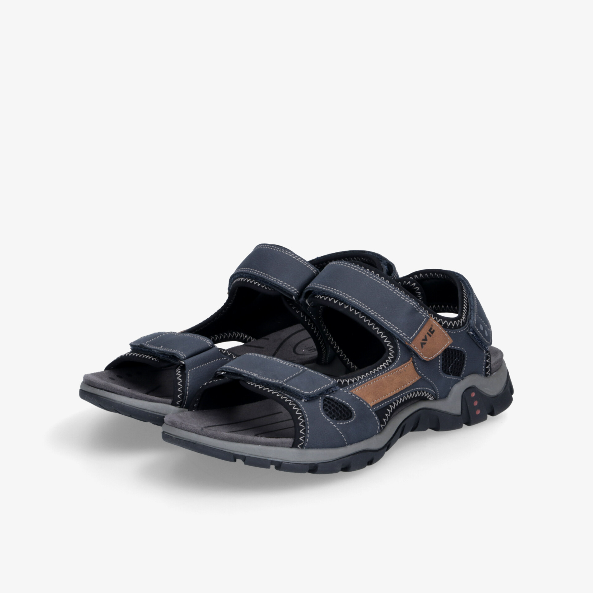 Leichte, bequeme Sandalen mit verstellbaren Klettverschlüssen und robuster rutschfester Sohle für sicheren Halt