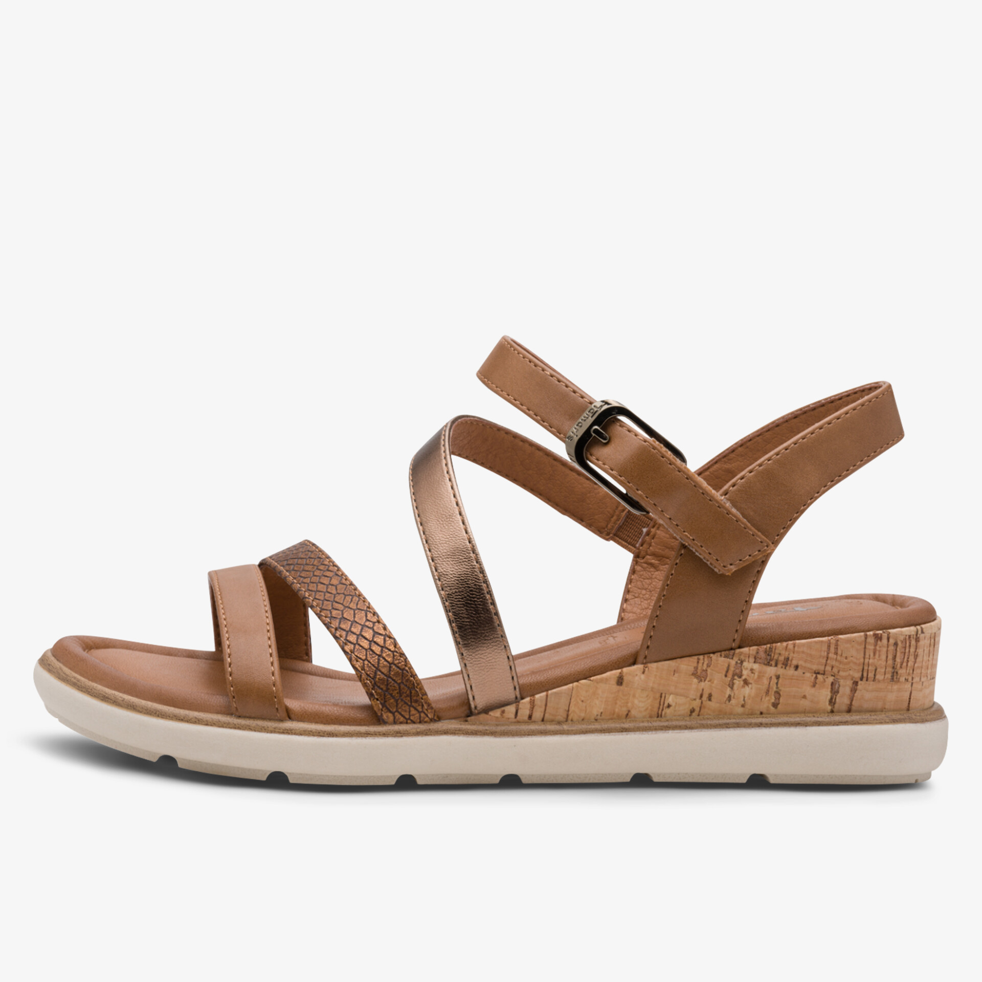 Bequeme Sandale mit verstellbarem Riemen und leichter Sohle in modischem sommerlichen Design