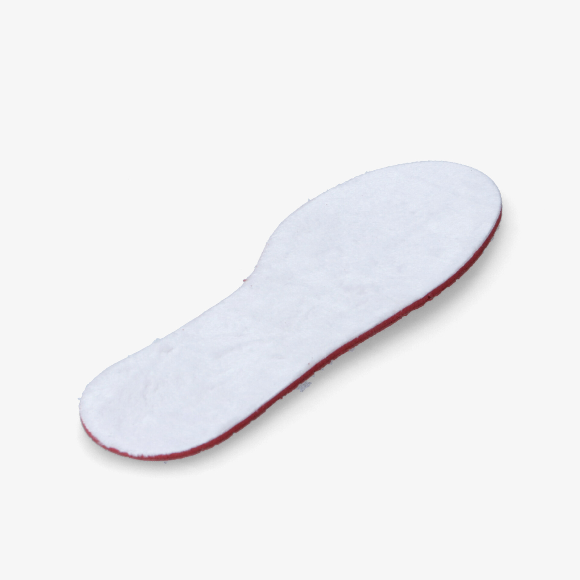 Weiche weiße Einlegesohle für optimalen Komfort und ergonomische Fußunterstützung, atmungsaktiv und gedämpft