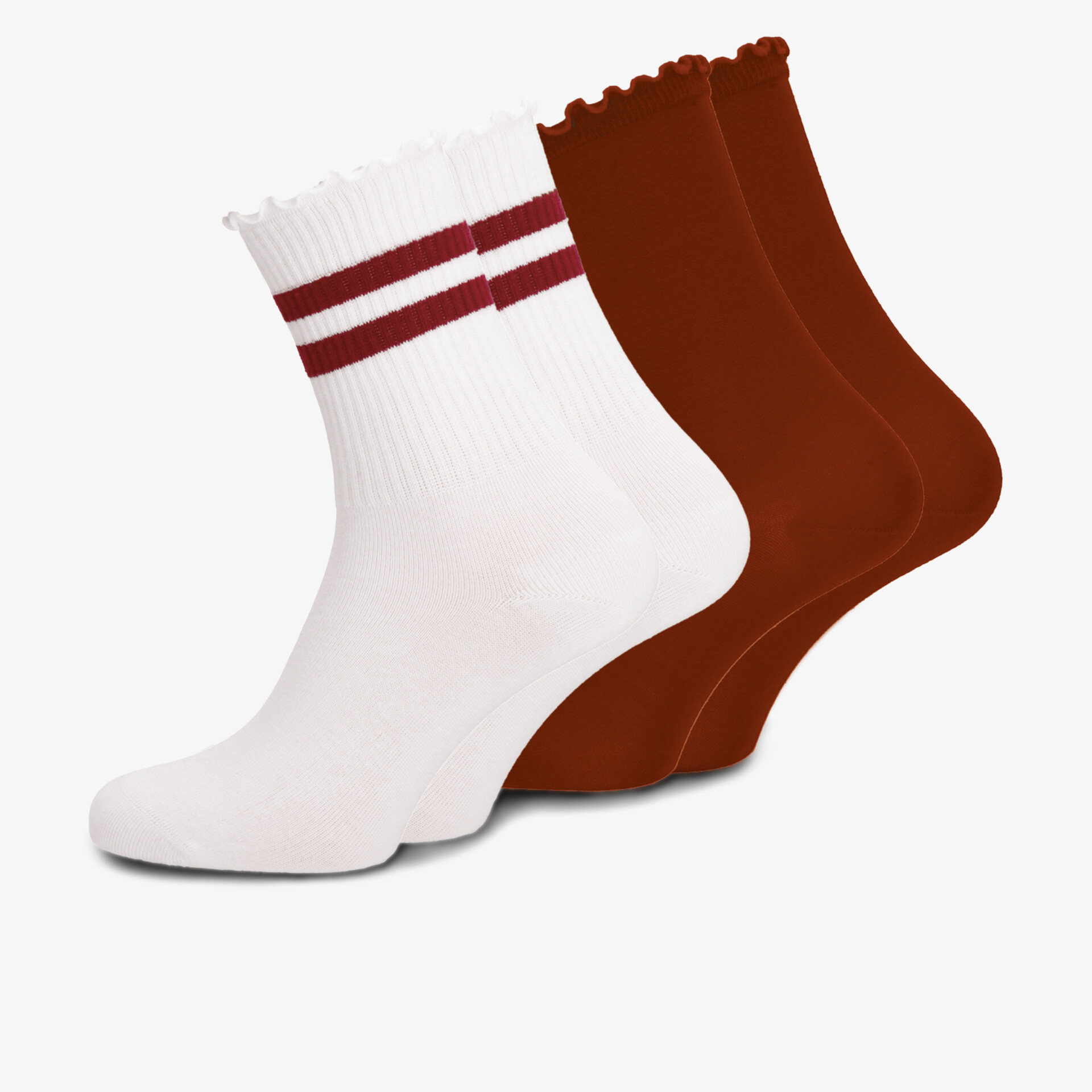 Weiche und elastische Socken im 3er-Pack, atmungsaktiv und bequem für hohen Tragekomfort im Alltag