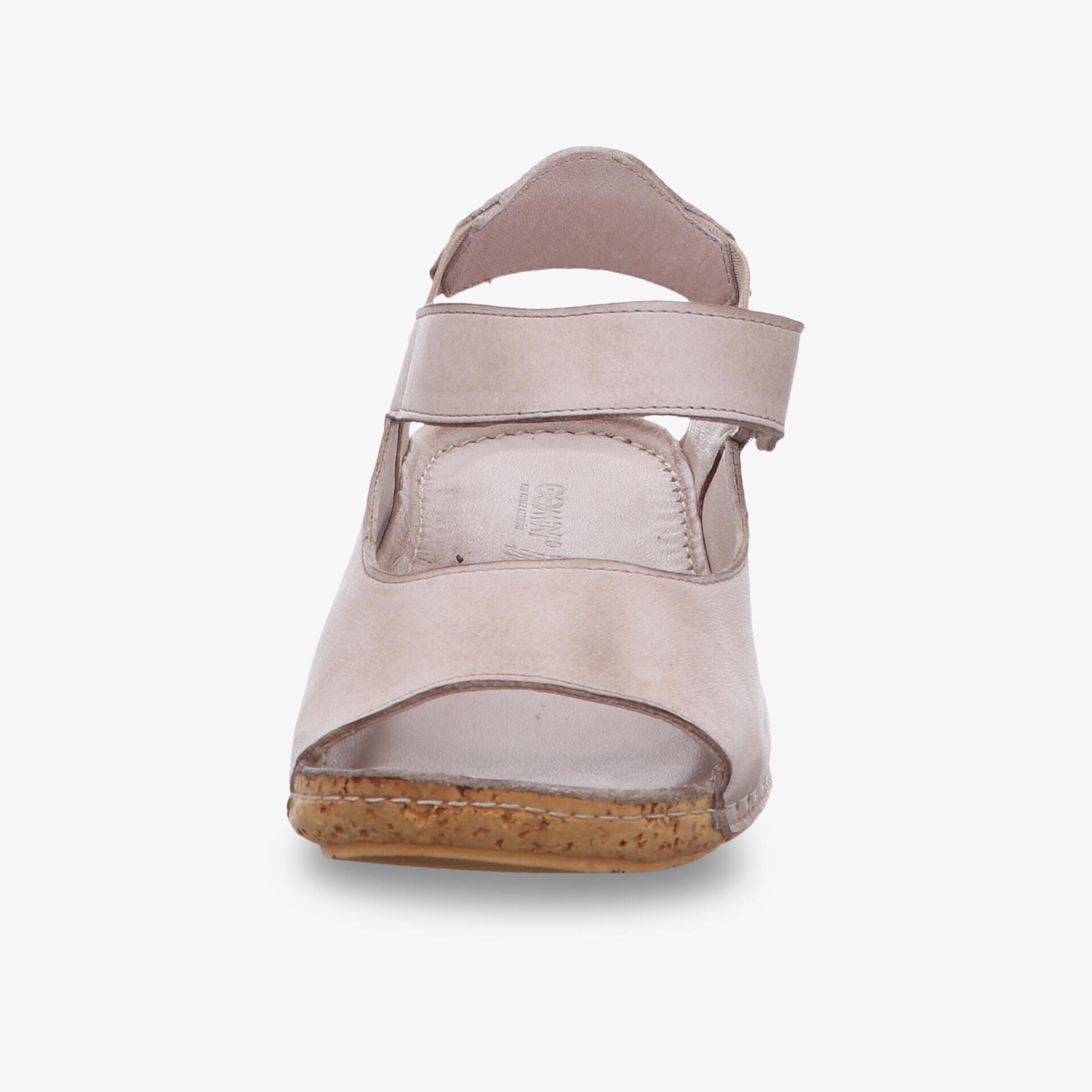 Elegante Sandale mit Klettverschluss und rutschfester Sohle. Ideal für stilvolle und komfortable Sommerabenteuer.