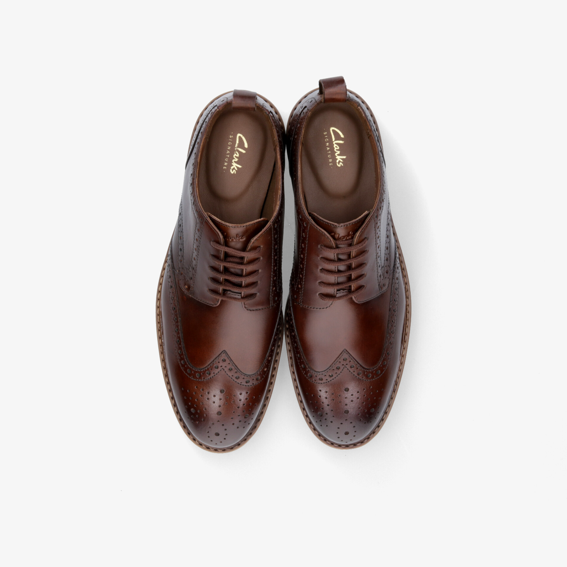 Elegante braune Lederschuhe im Paar, mit klassischer Schnürung und feiner Verarbeitung, bequem und zeitlos im Design