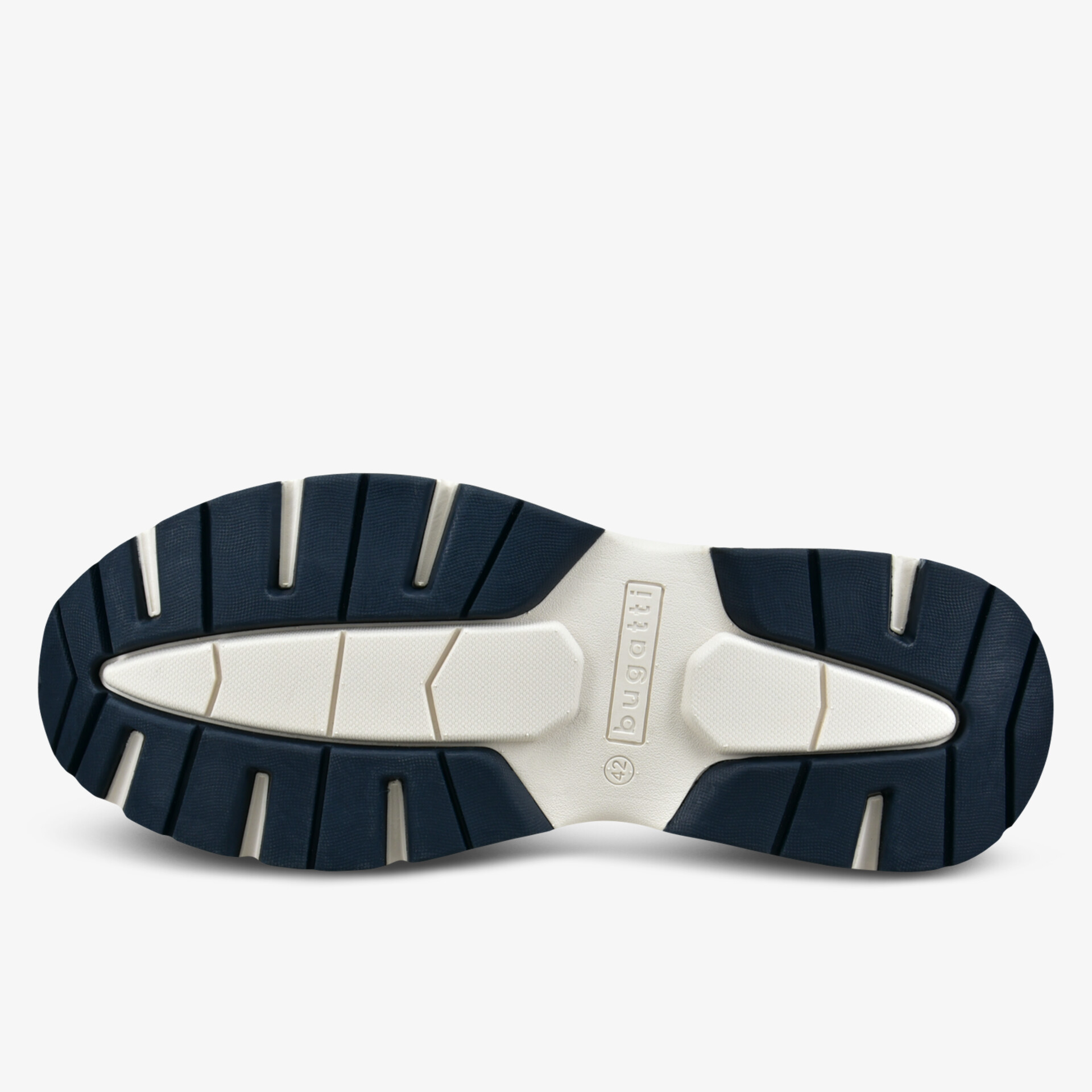 Robuste und rutschfeste Laufsohle für optimalen Halt und Komfort.