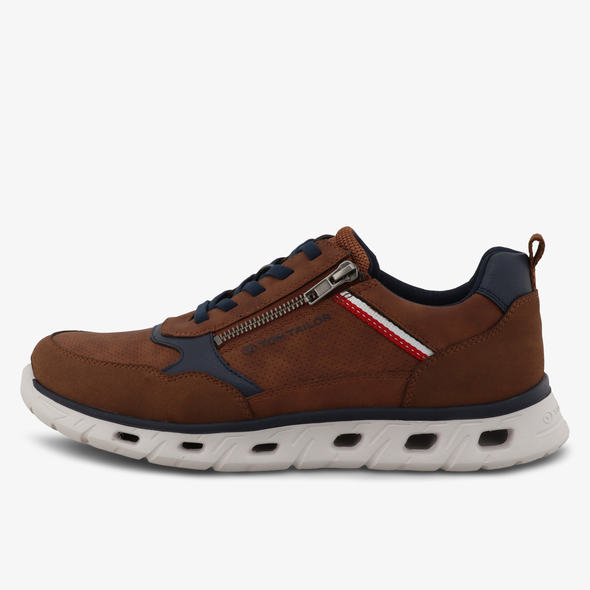 Sportlicher Schuh mit flexibler, leichter Sohle, atmungsaktivem Material und praktischem Reißverschluss