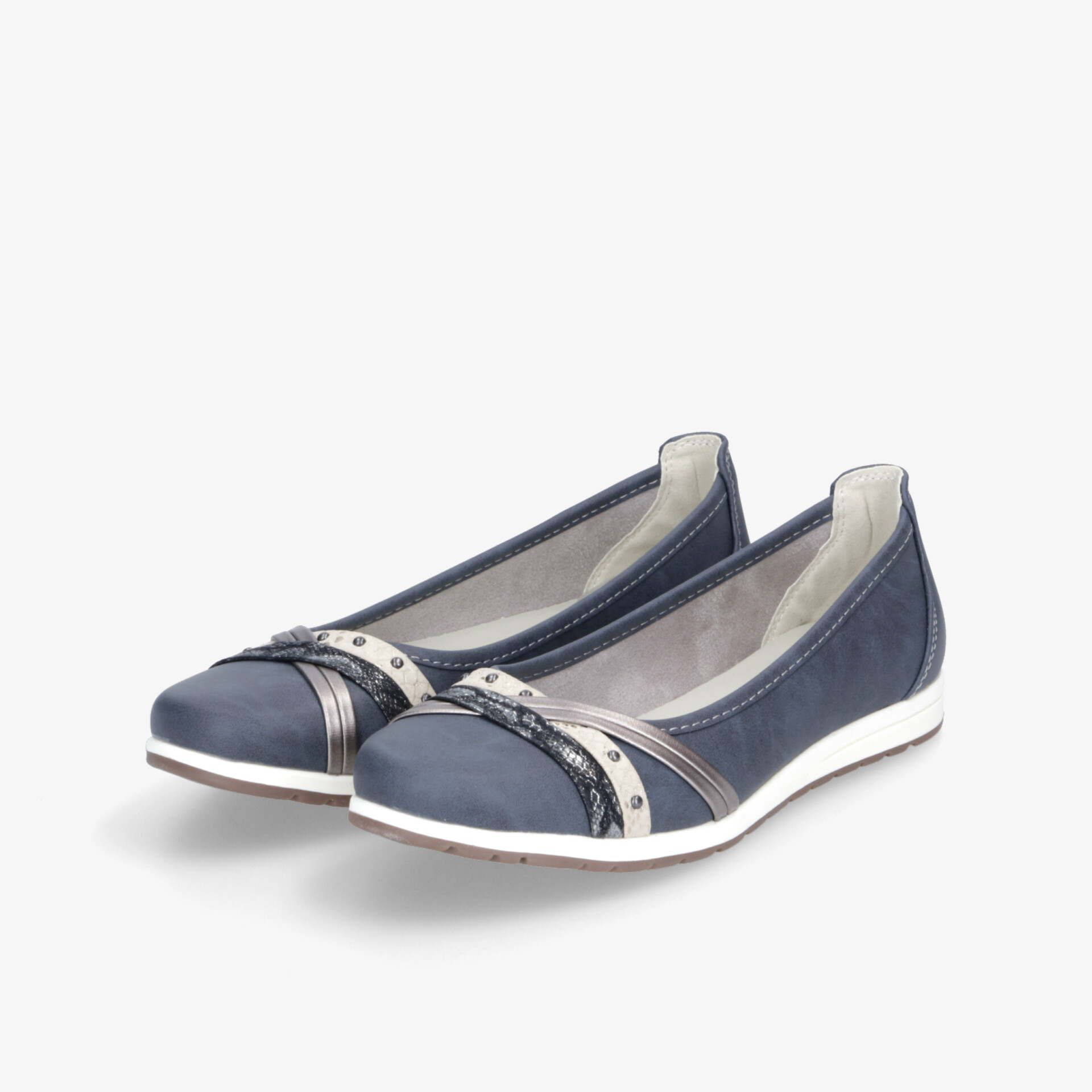 Leichte modische Ballerinas mit weichem Innenfutter, flexibler rutschfester Sohle und komfortablem Sitz