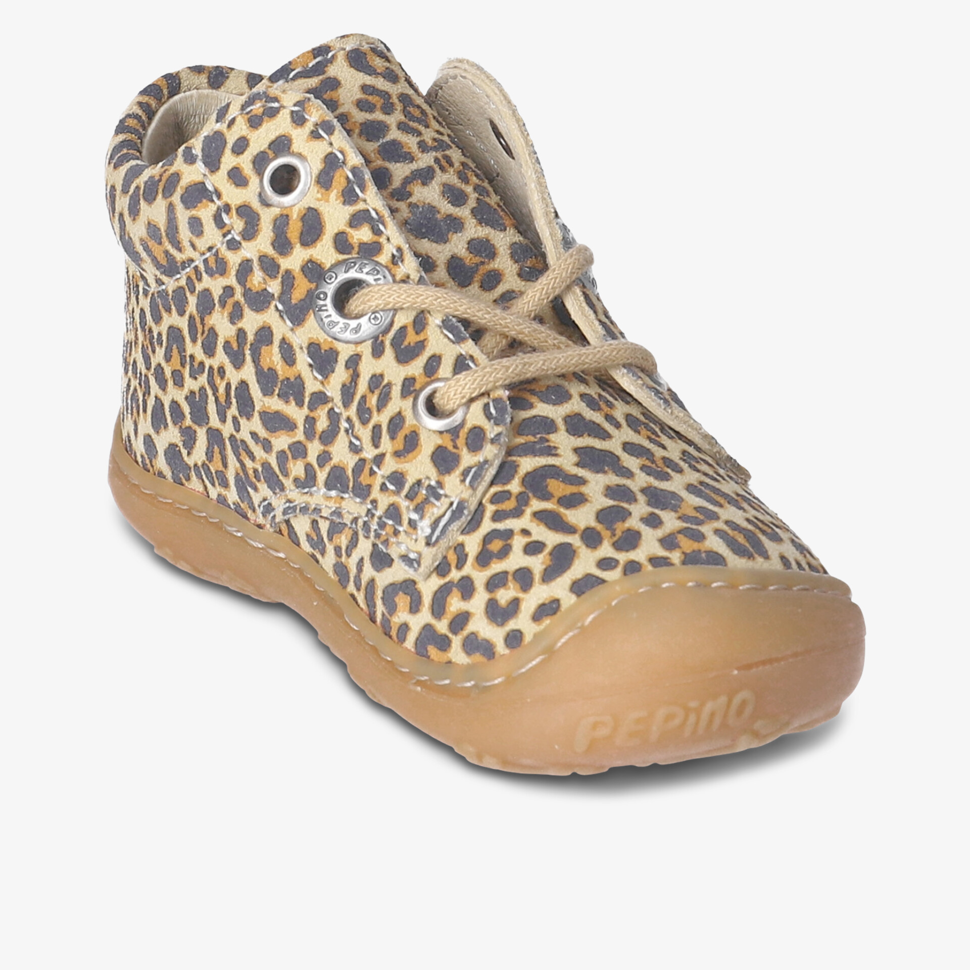 Bequemer Kinderschuh mit flexiblem Laufsohlendesign und modischem Leopardenmuster für optimalen Tragekomfort